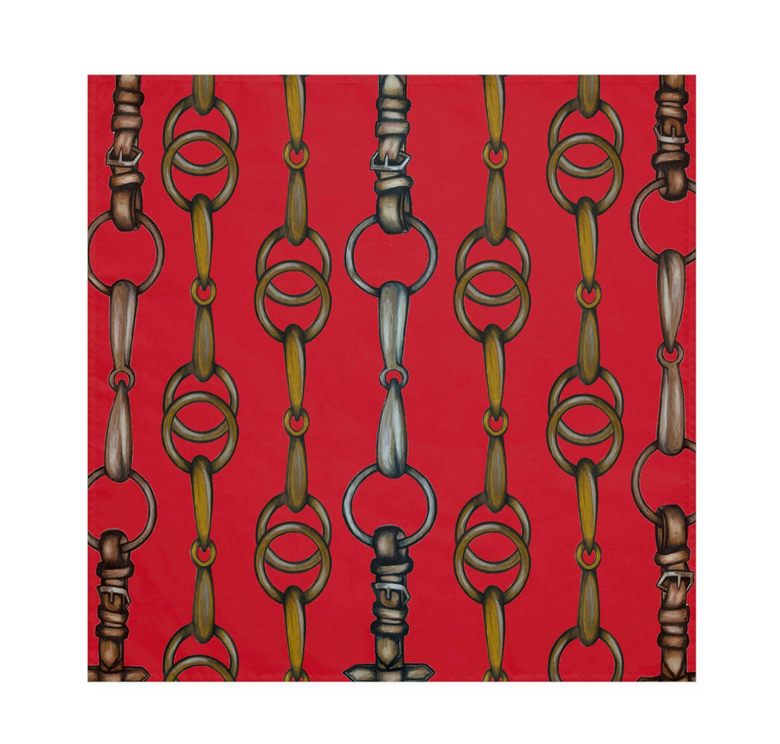 Equestrian Snaffle Bit Red Napkins (5 sets) 20 napkins
