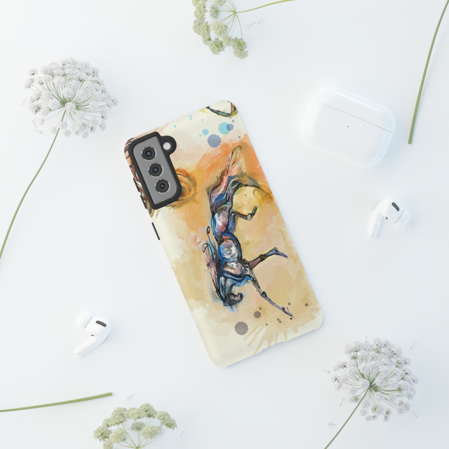 Watercolor Horse Horse Lover Gift Study Tough Case Phone Case.