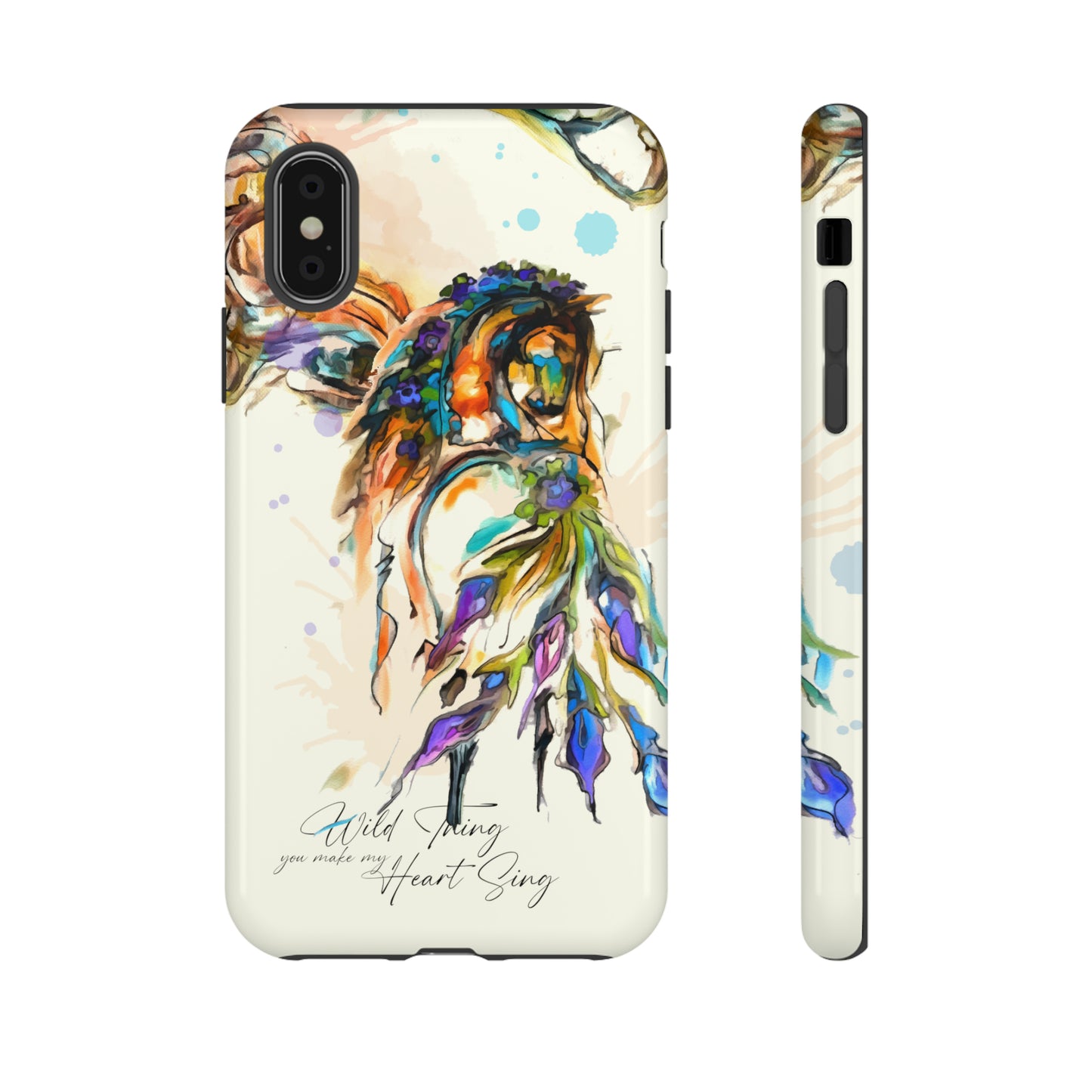 Watercolor Horse Horse Lover Gift Study Tough Case Phone Case.