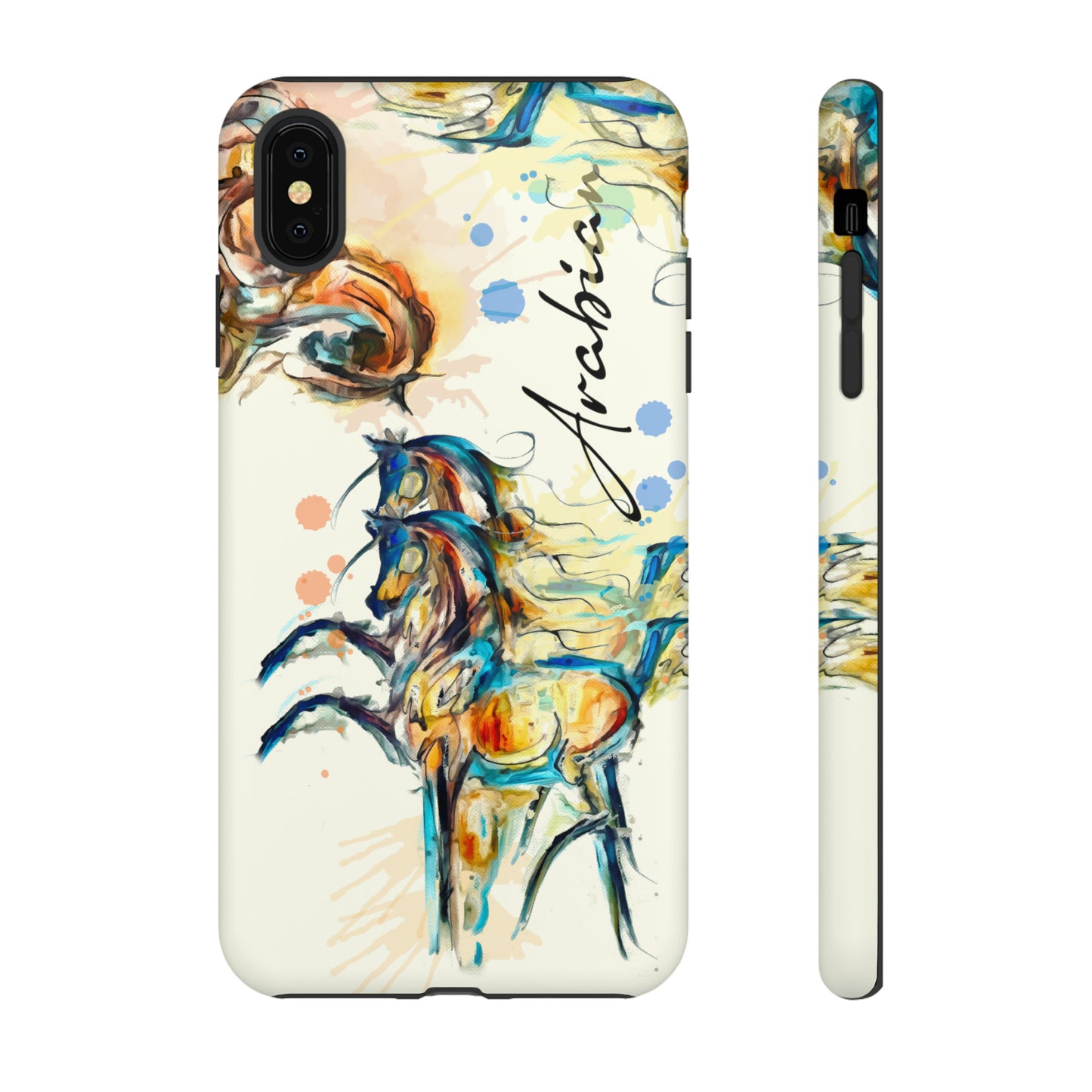 Arabian Watercolor Horse Horse Lover Gift Study Tough Case Phone Case.