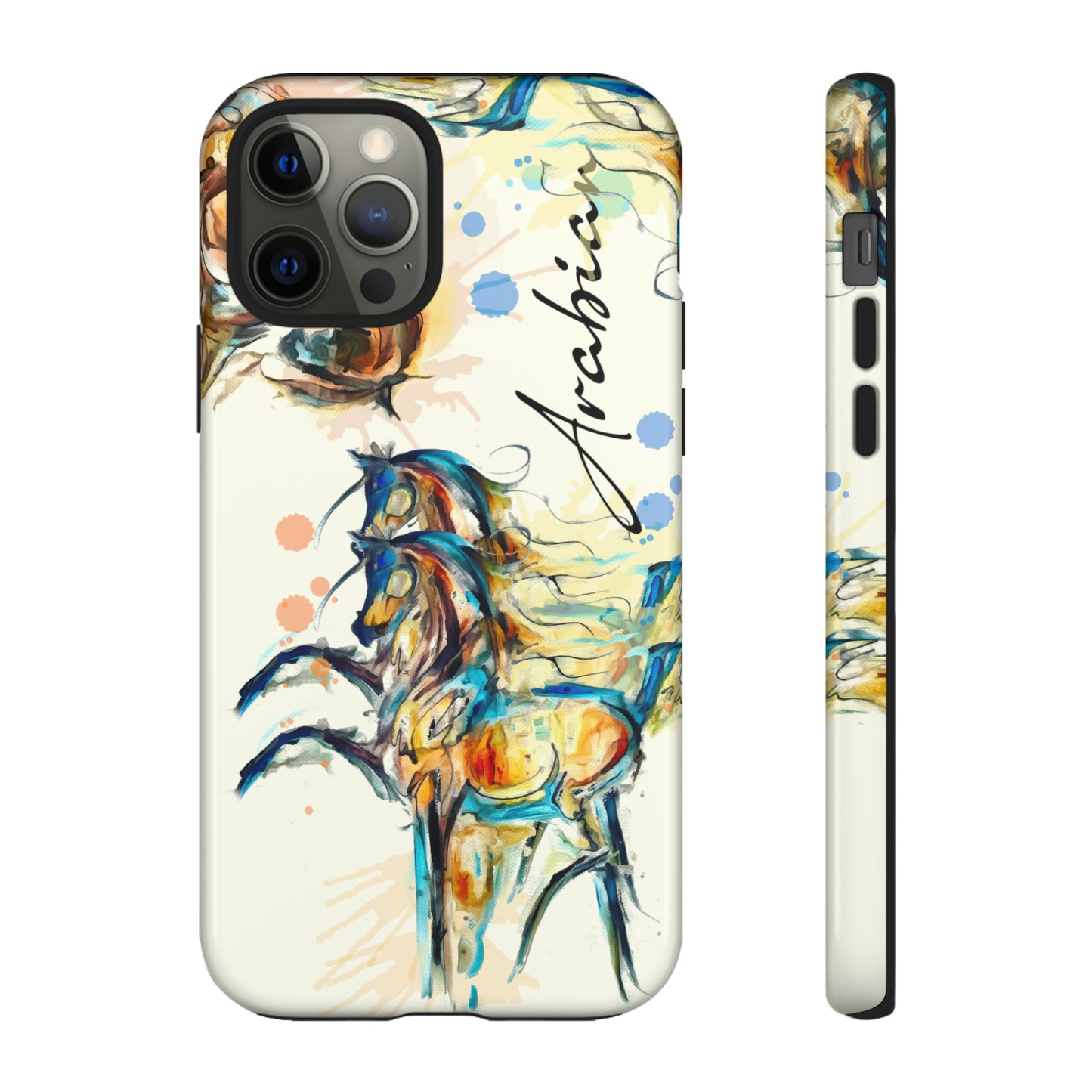 Arabian Watercolor Horse Horse Lover Gift Study Tough Case Phone Case.
