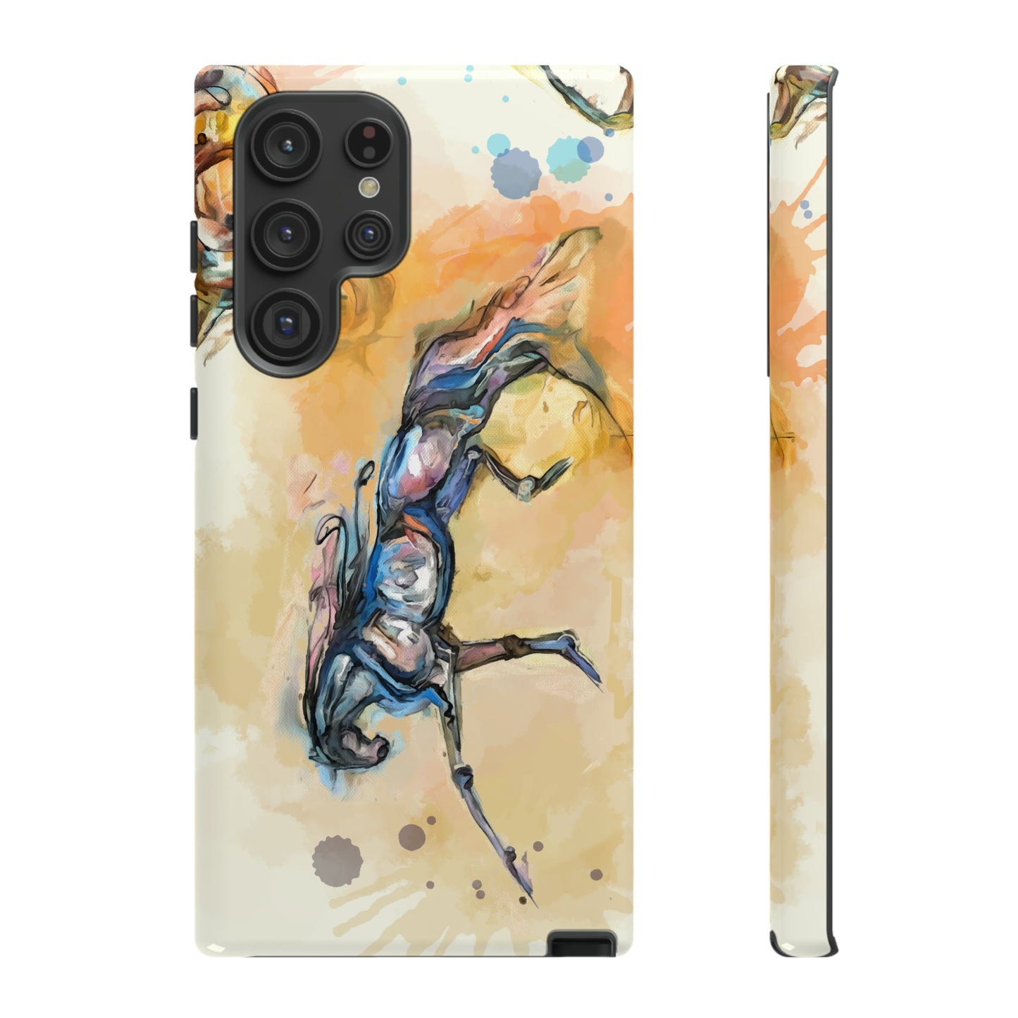 Watercolor Horse Horse Lover Gift Study Tough Case Phone Case.