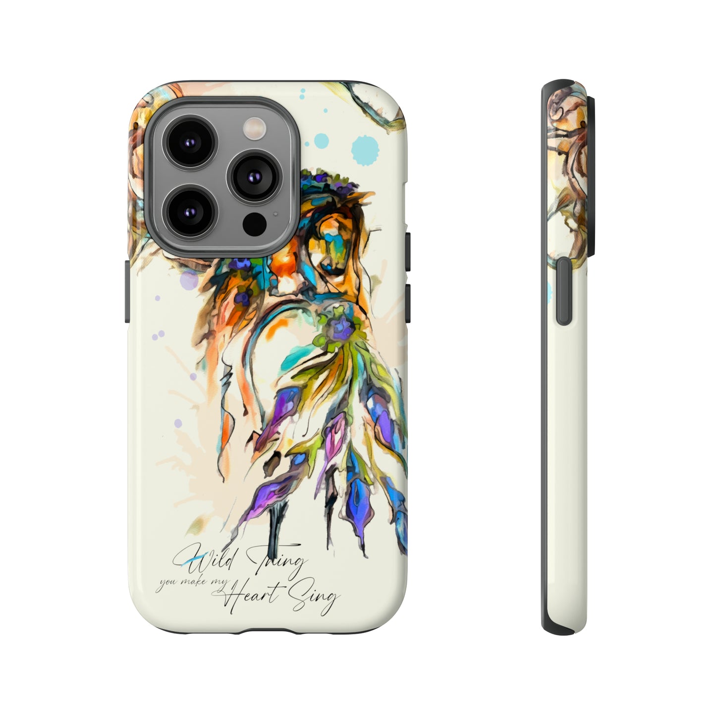 Watercolor Horse Horse Lover Gift Study Tough Case Phone Case.