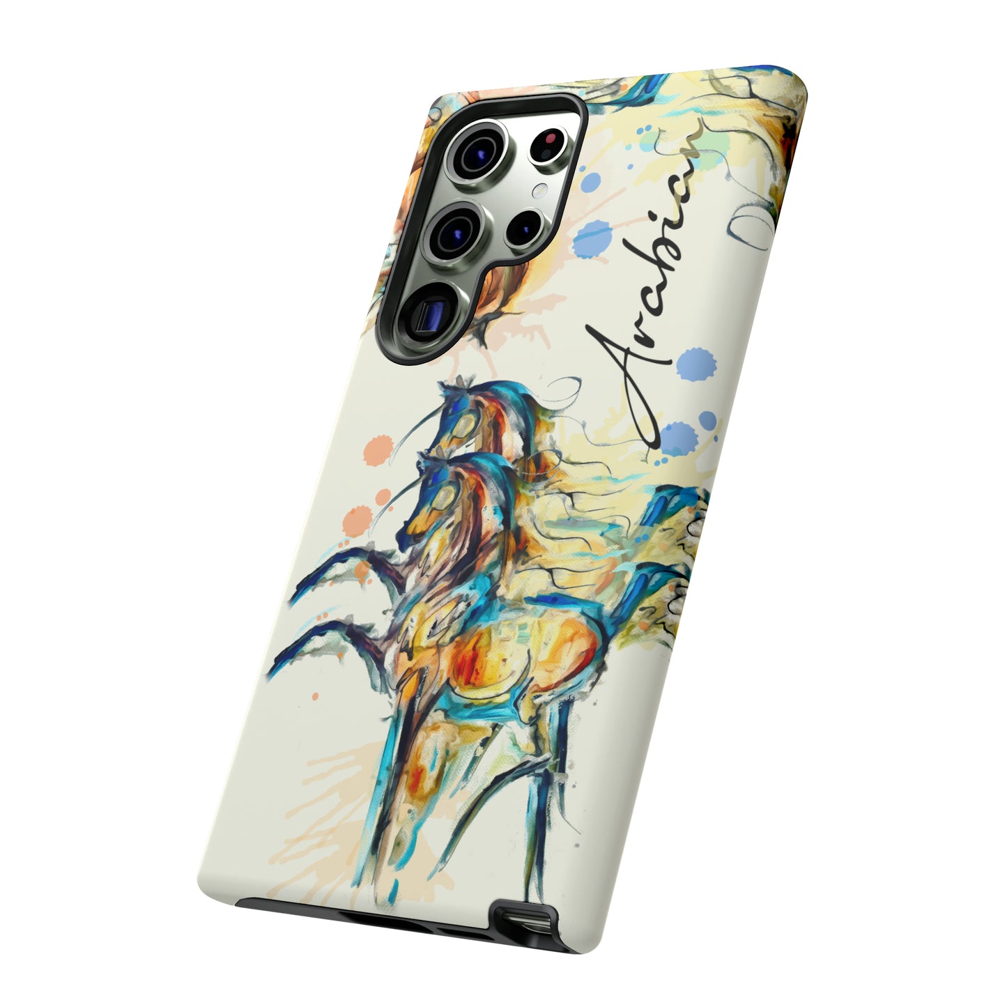 Arabian Watercolor Horse Horse Lover Gift Study Tough Case Phone Case.