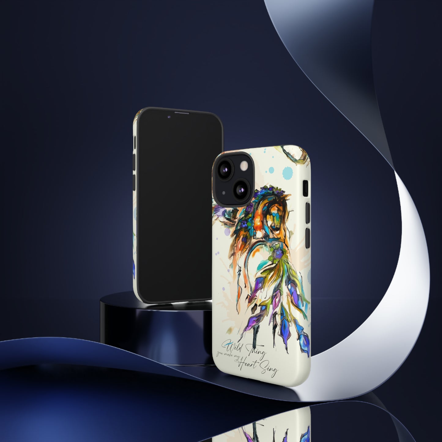 Watercolor Horse Horse Lover Gift Study Tough Case Phone Case.
