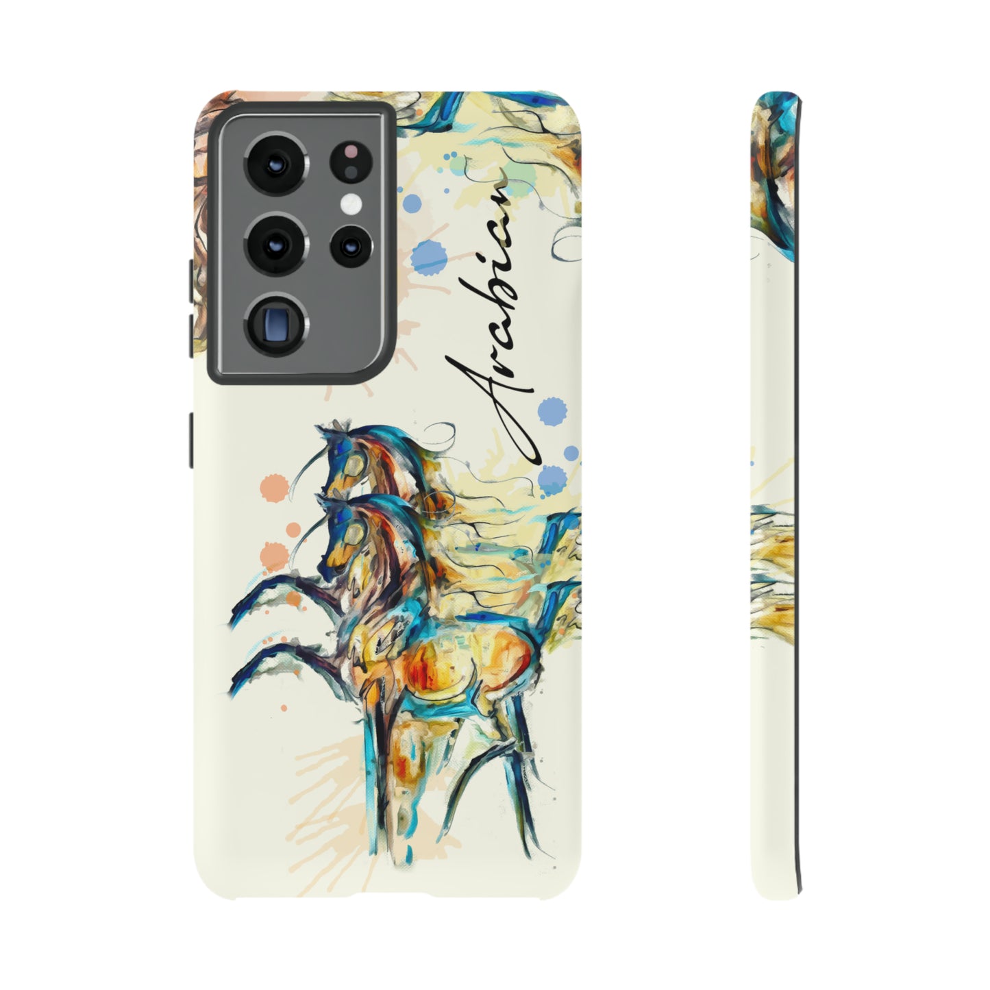 Arabian Watercolor Horse Horse Lover Gift Study Tough Case Phone Case.