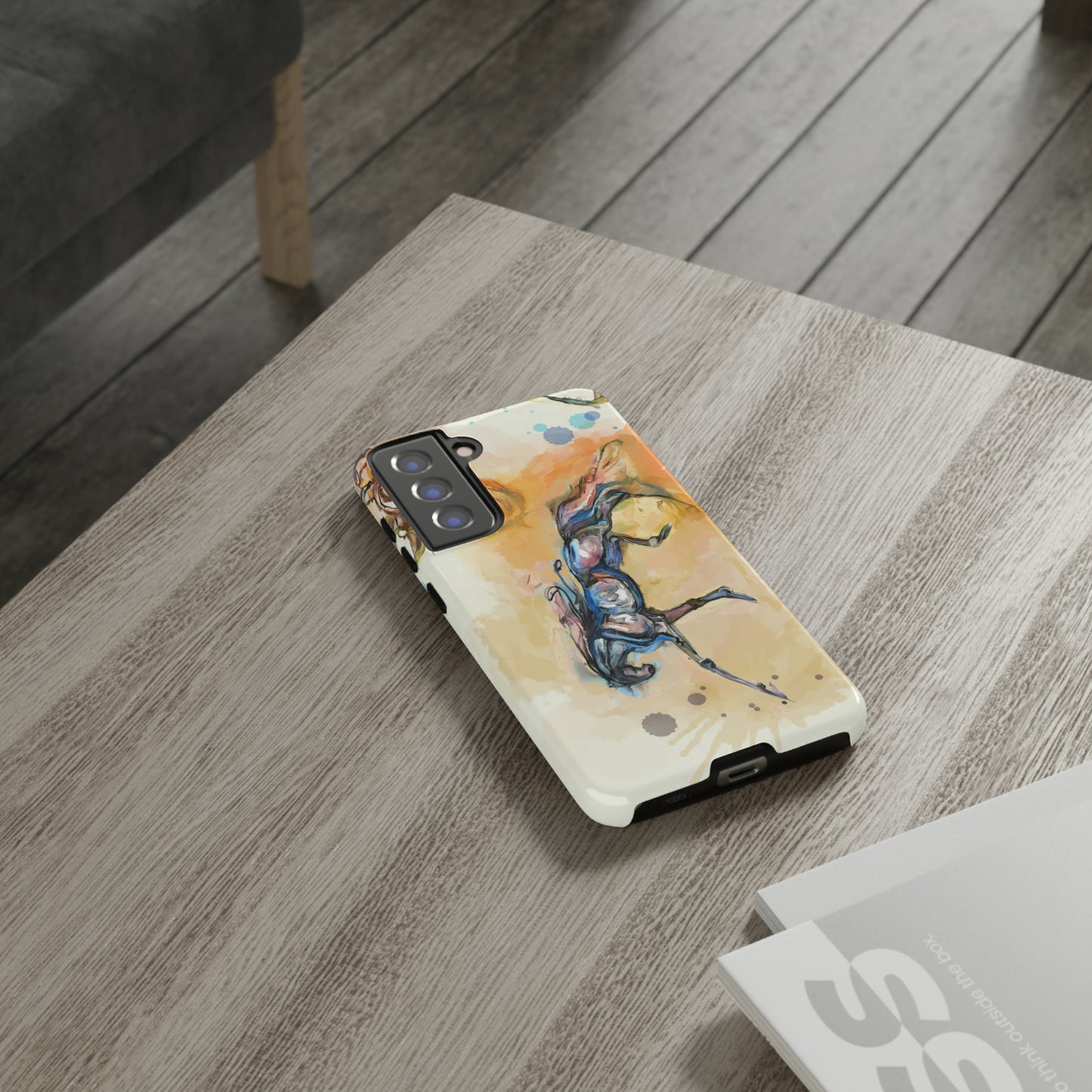 Watercolor Horse Horse Lover Gift Study Tough Case Phone Case.