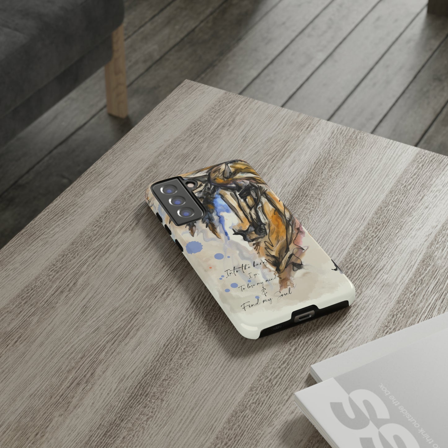 Inspirational Watercolor Horse Horse Lover Gift Study Tough Case Phone Case.