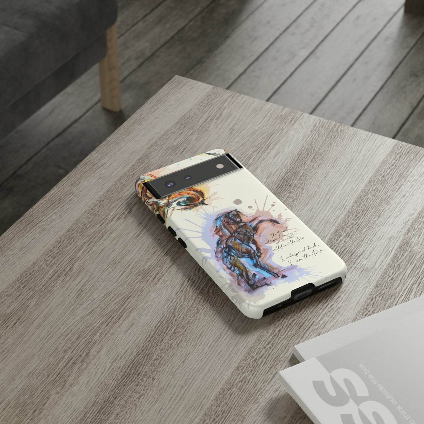 Inspirational Watercolor Horse Horse Lover Gift Study Tough Case Phone Case.