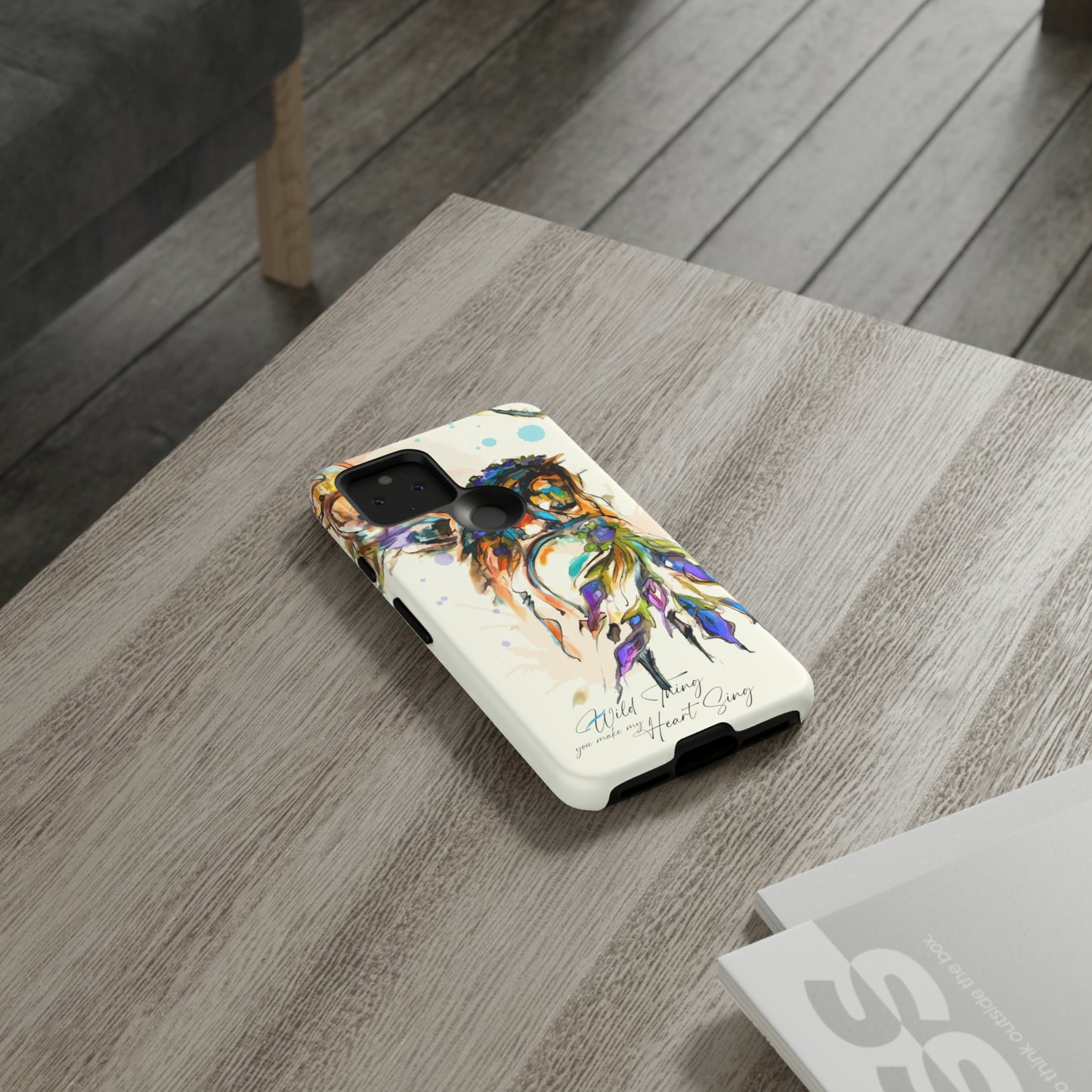 Watercolor Horse Horse Lover Gift Study Tough Case Phone Case.