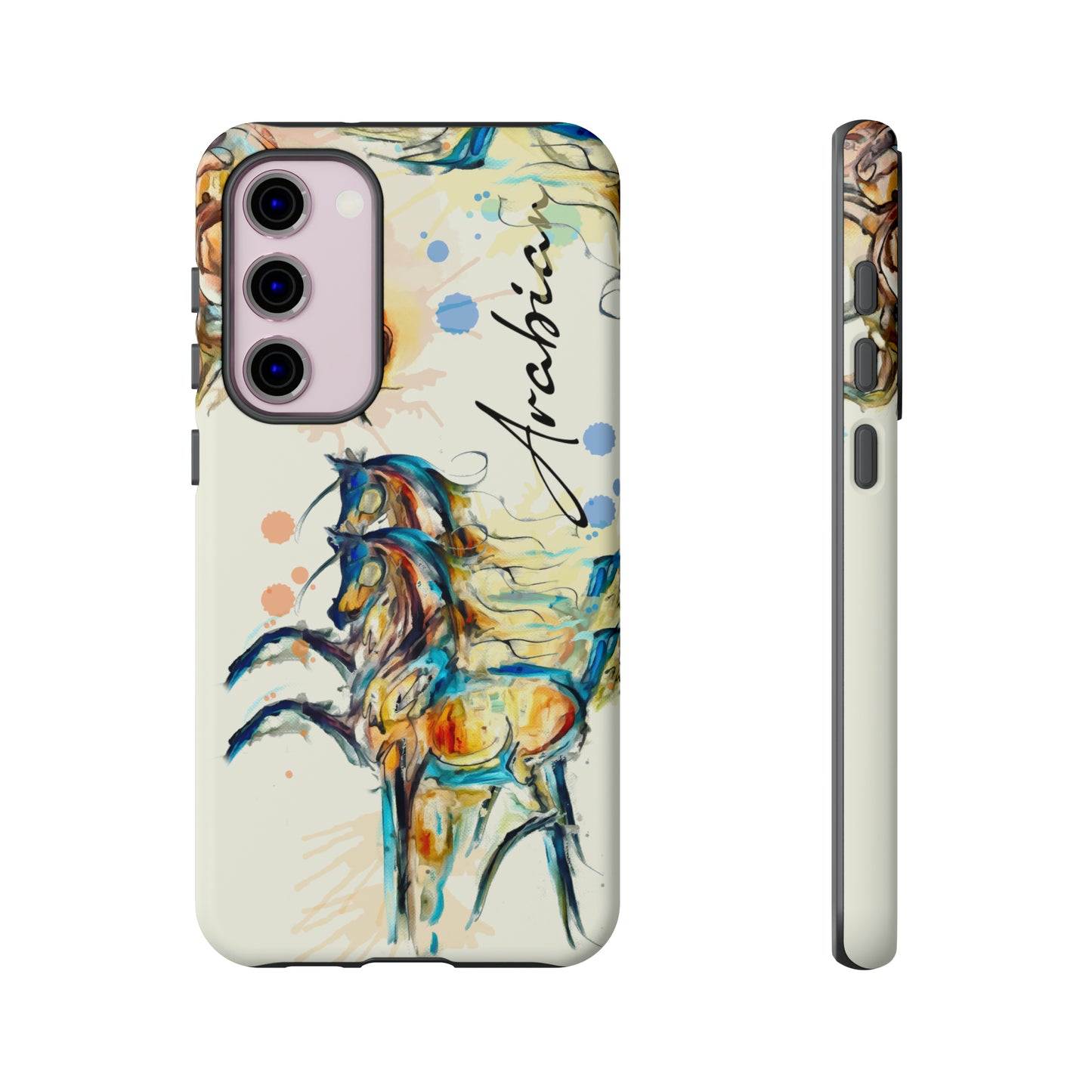Arabian Watercolor Horse Horse Lover Gift Study Tough Case Phone Case.