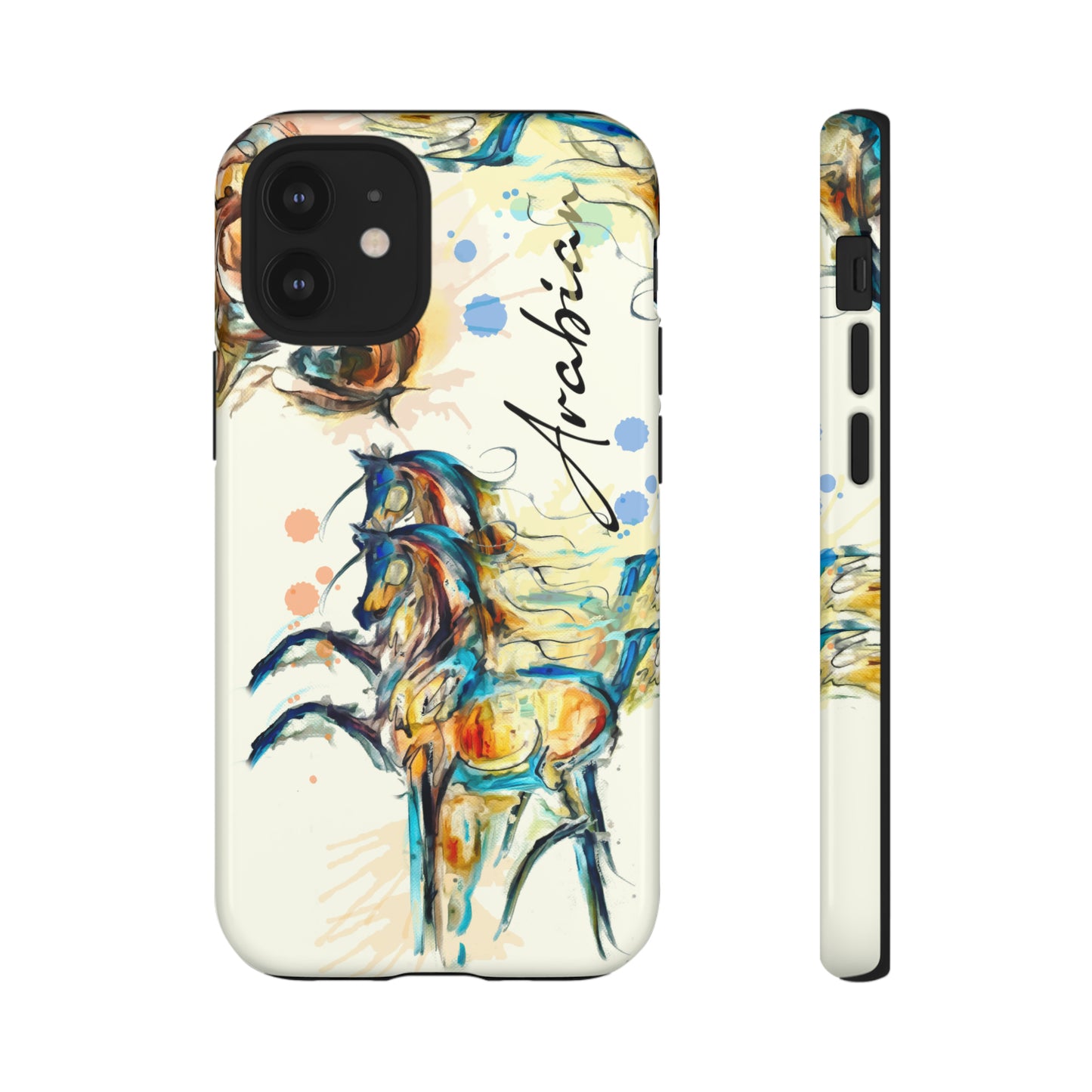 Arabian Watercolor Horse Horse Lover Gift Study Tough Case Phone Case.