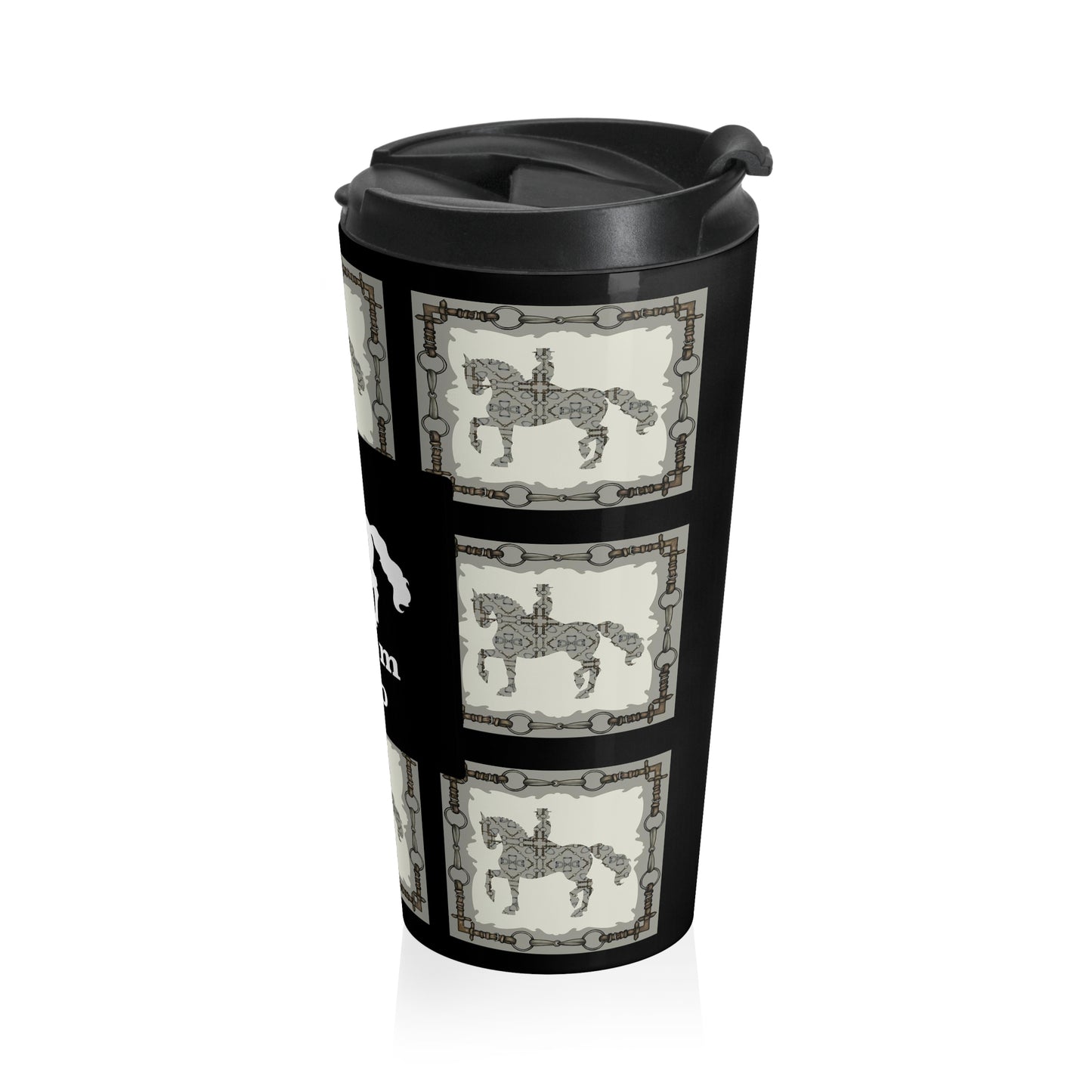 Customizable Dressage Stainless Steel Travel Mug