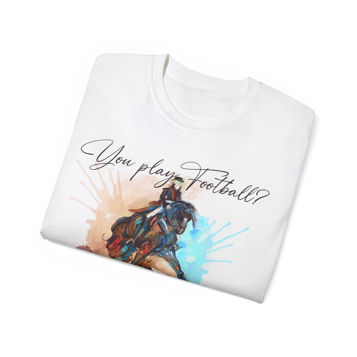 A Dressage Half Pass Unisex Ultra Cotton Tee