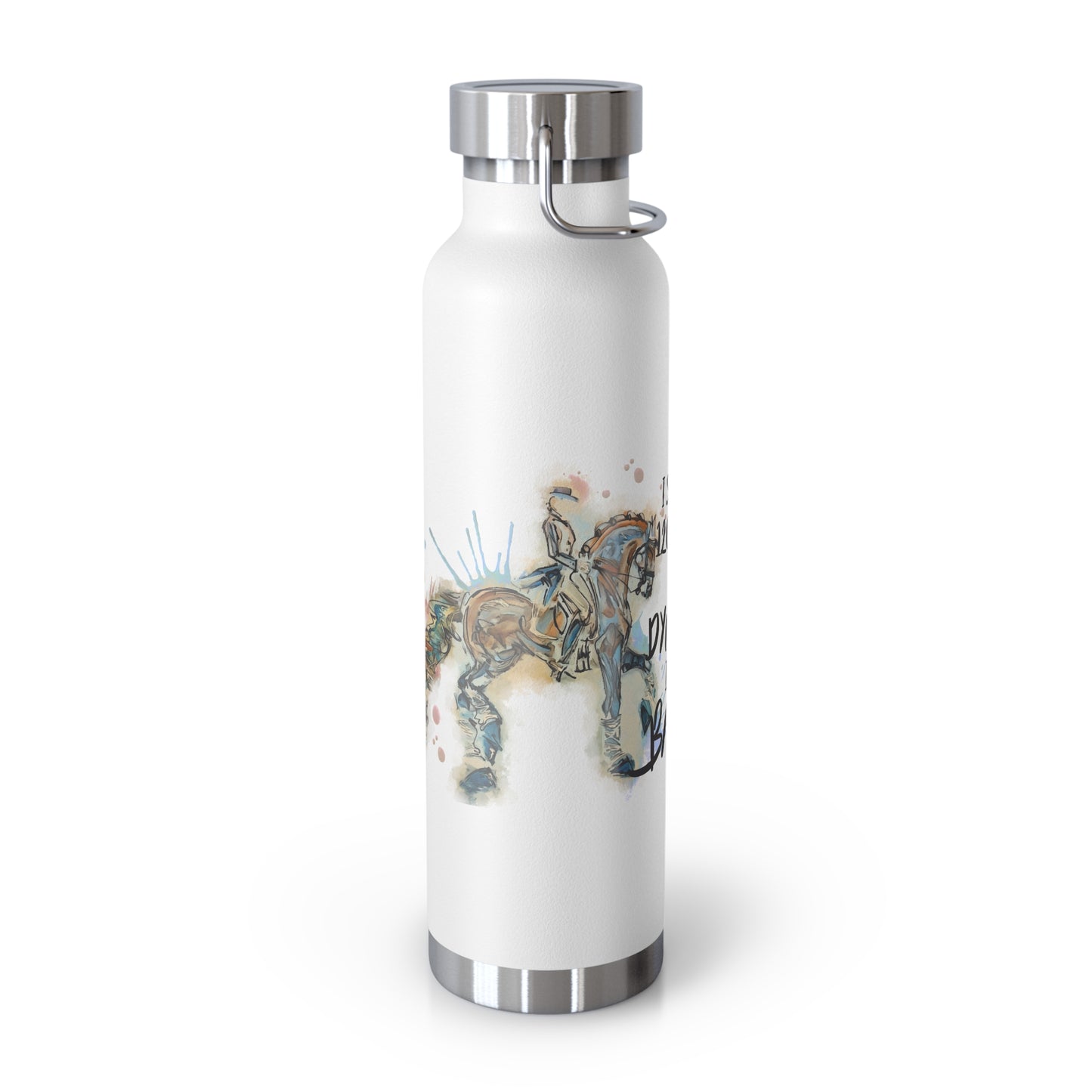 Swearing Dressage Copper Vacuum Insulated Bottle, 22oz