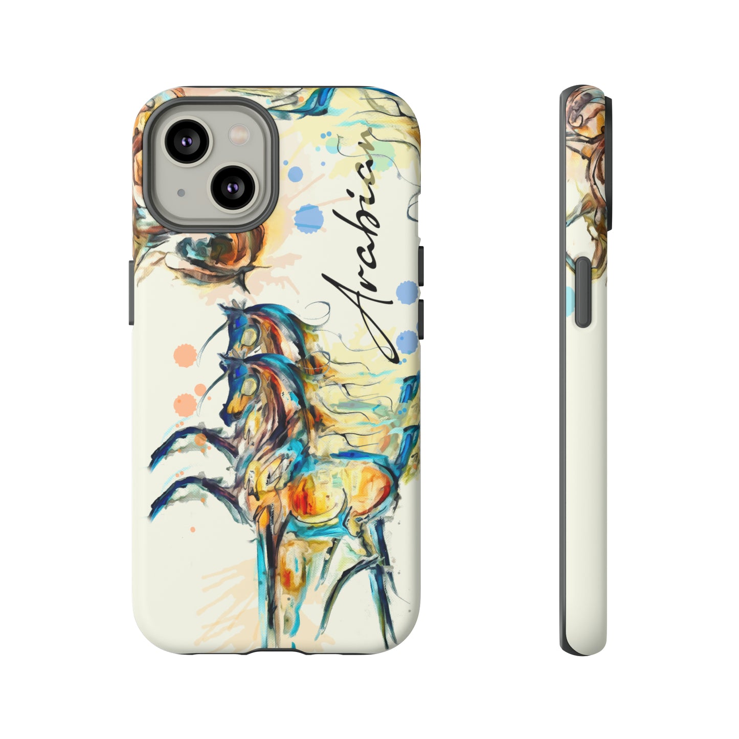 Arabian Watercolor Horse Horse Lover Gift Study Tough Case Phone Case.