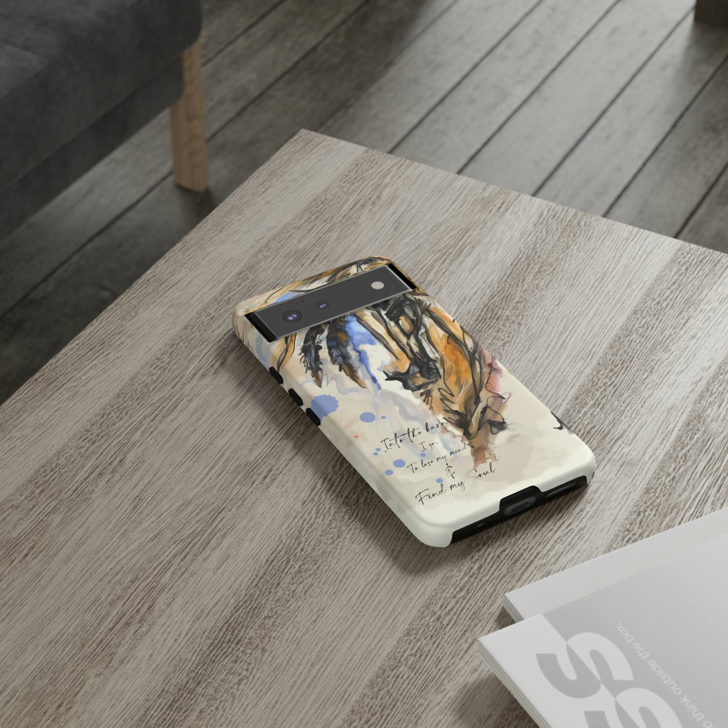 Inspirational Watercolor Horse Horse Lover Gift Study Tough Case Phone Case.