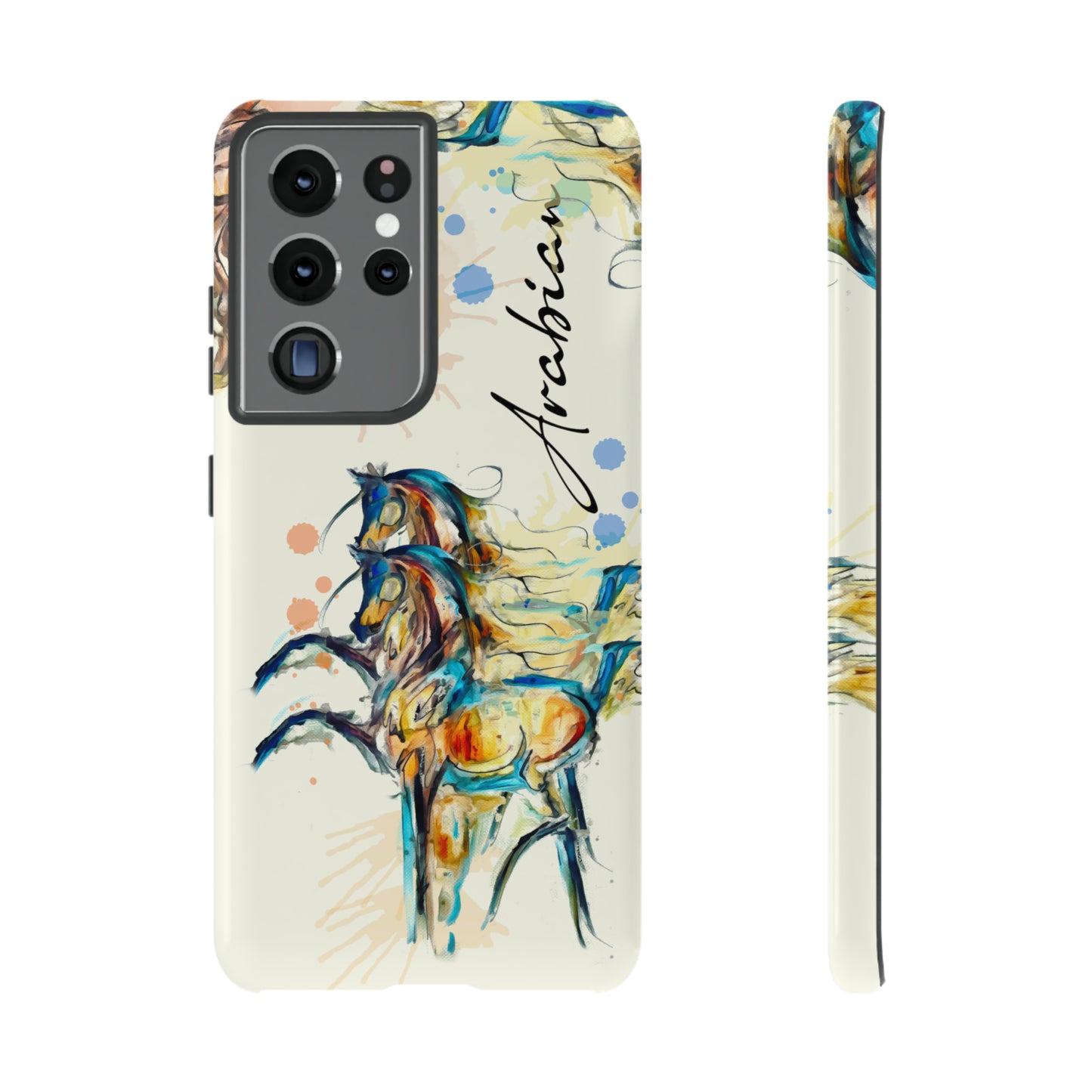 Arabian Watercolor Horse Horse Lover Gift Study Tough Case Phone Case.
