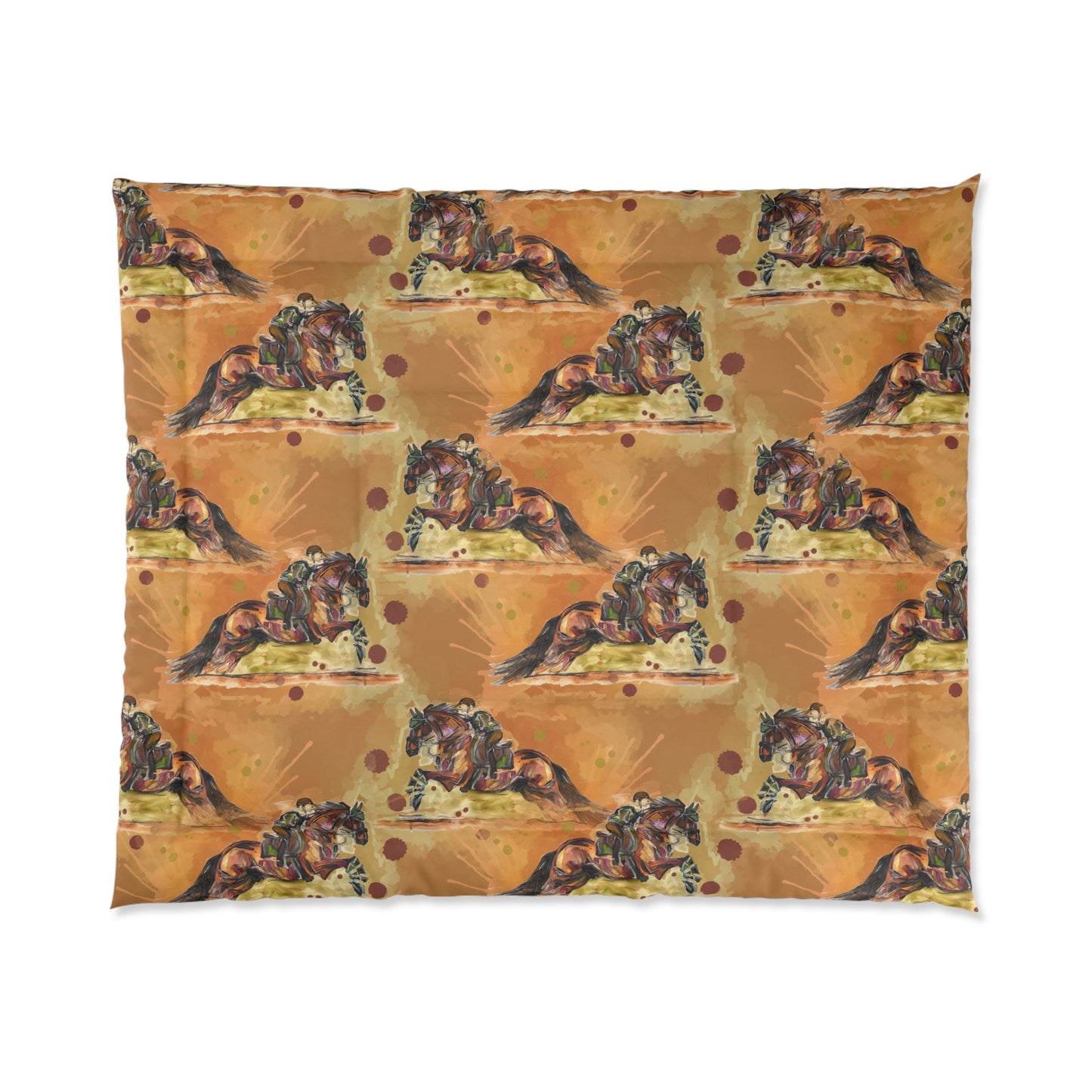 Hunter Jumper Eventing fox and Hound Comforter