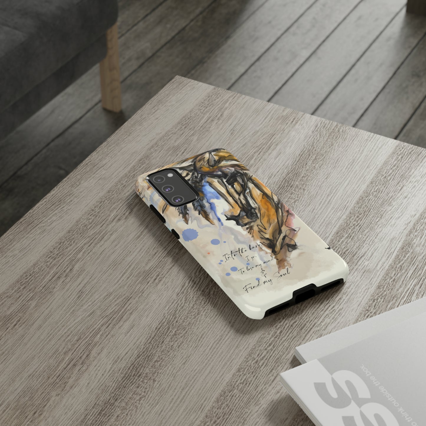 Inspirational Watercolor Horse Horse Lover Gift Study Tough Case Phone Case.