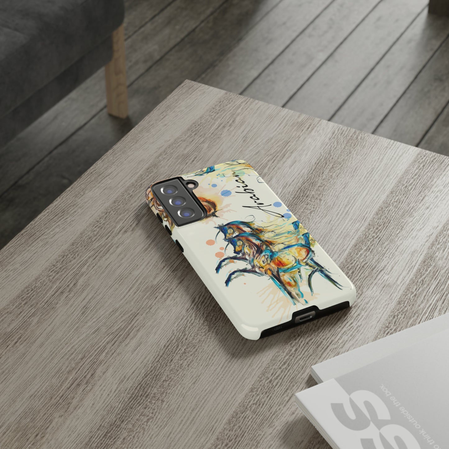 Arabian Watercolor Horse Horse Lover Gift Study Tough Case Phone Case.