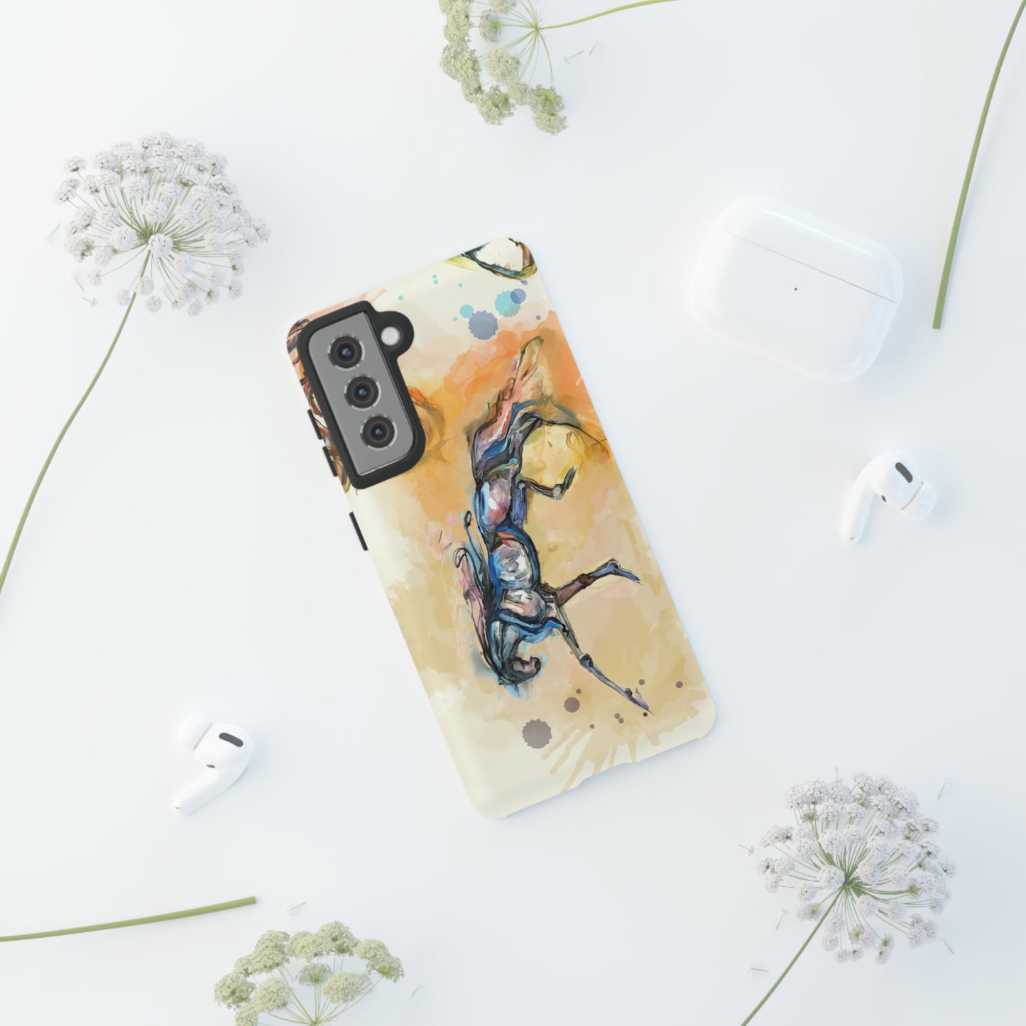 Watercolor Horse Horse Lover Gift Study Tough Case Phone Case.