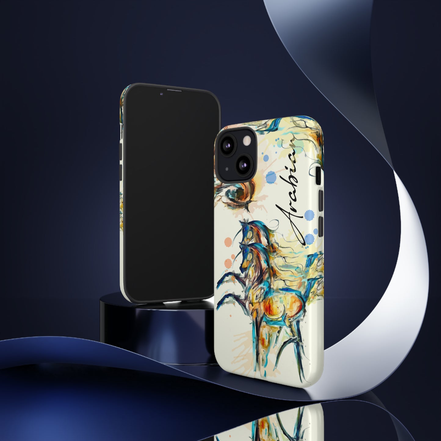 Arabian Watercolor Horse Horse Lover Gift Study Tough Case Phone Case.