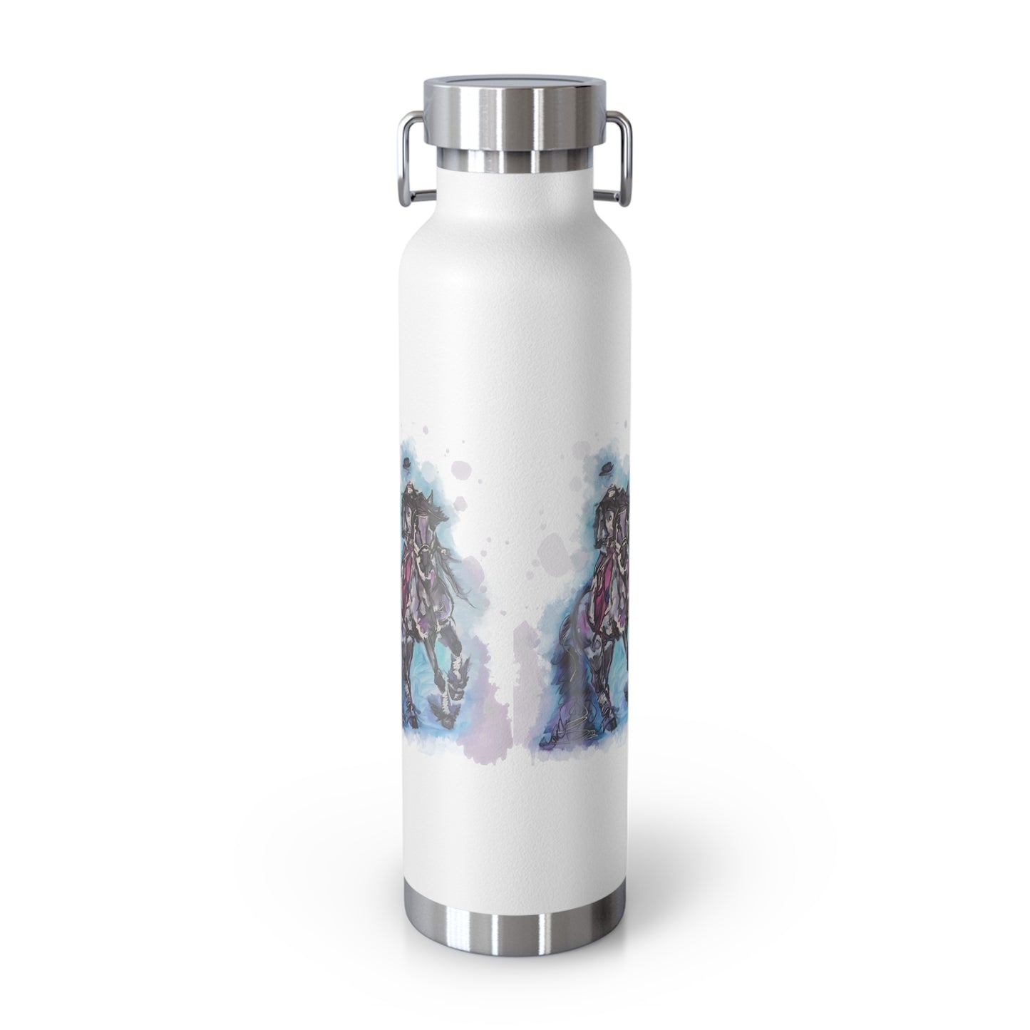 Jenny Veenstra Dressage WaterColor Copper Vacuum Insulated Bottle, 22oz