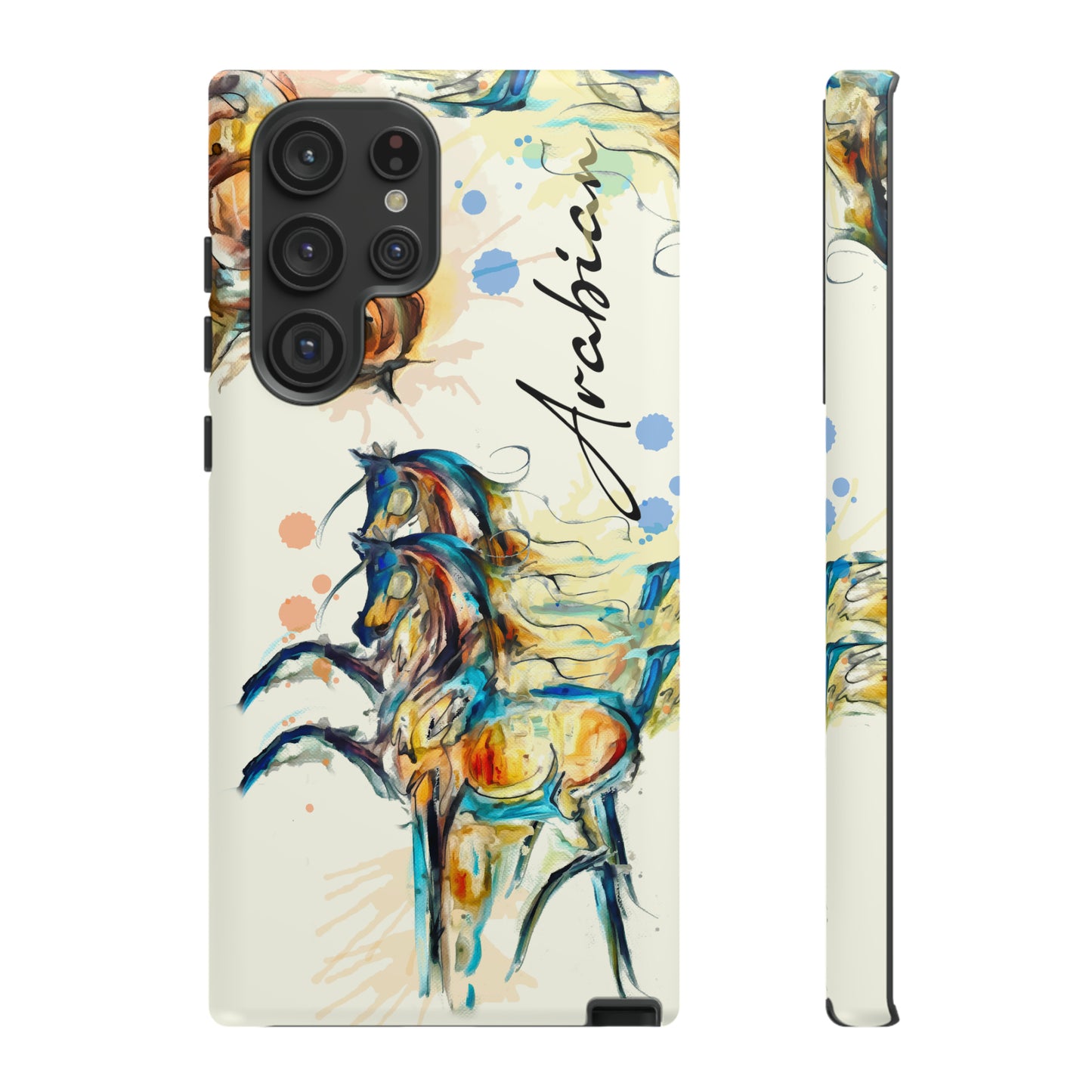 Arabian Watercolor Horse Horse Lover Gift Study Tough Case Phone Case.