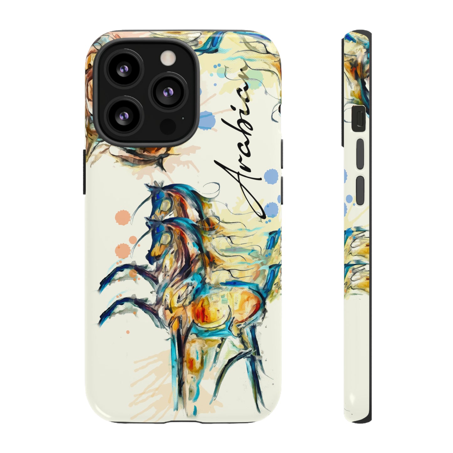 Arabian Watercolor Horse Horse Lover Gift Study Tough Case Phone Case.