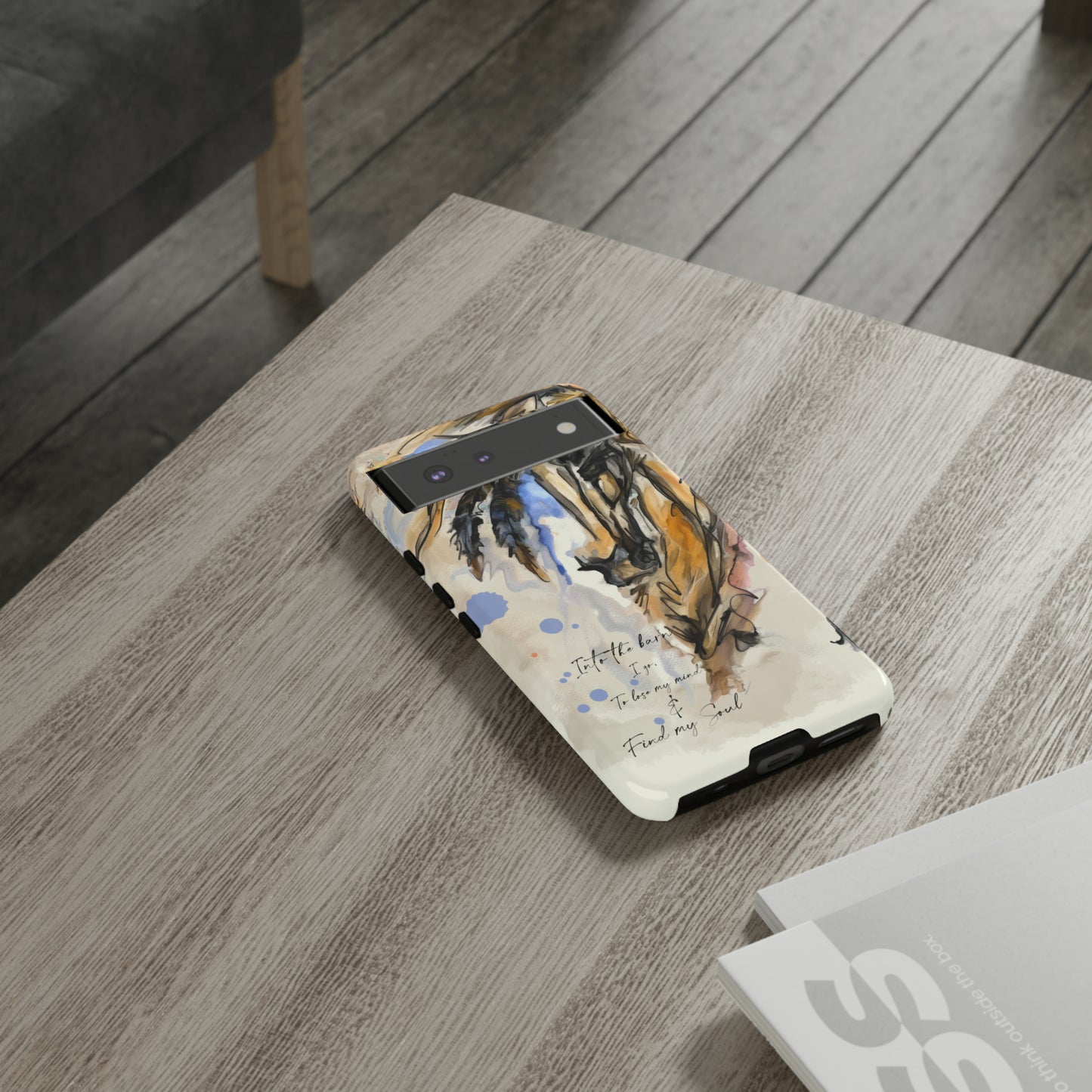 Inspirational Watercolor Horse Horse Lover Gift Study Tough Case Phone Case.