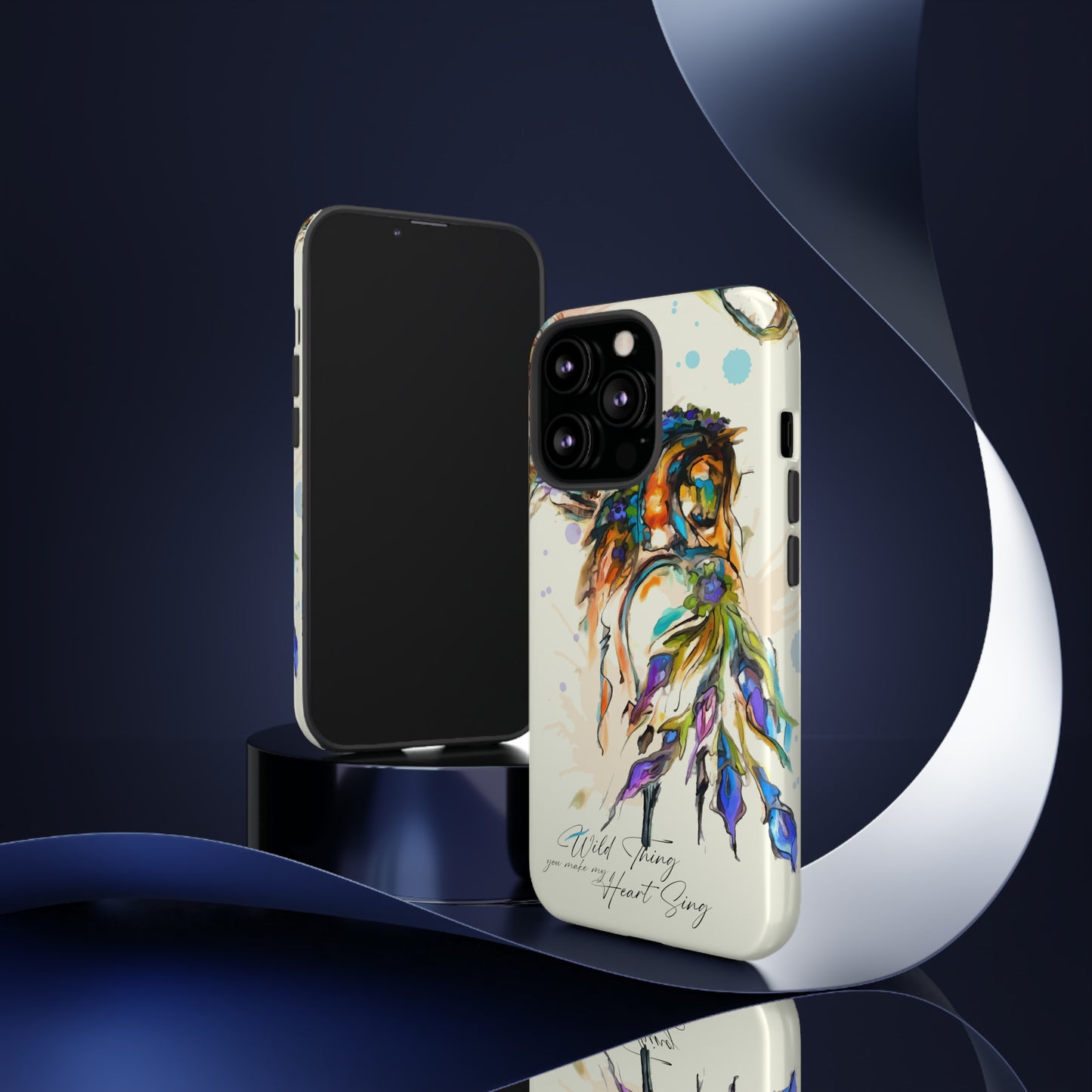 Watercolor Horse Horse Lover Gift Study Tough Case Phone Case.