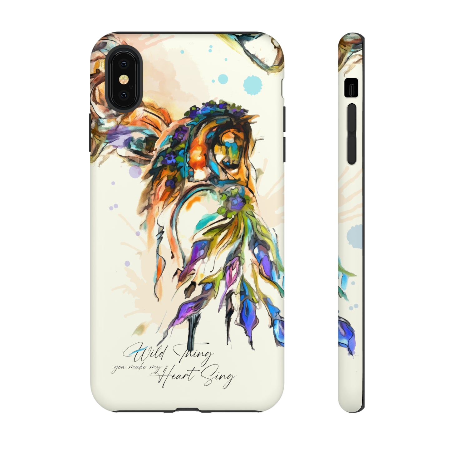 Watercolor Horse Horse Lover Gift Study Tough Case Phone Case.