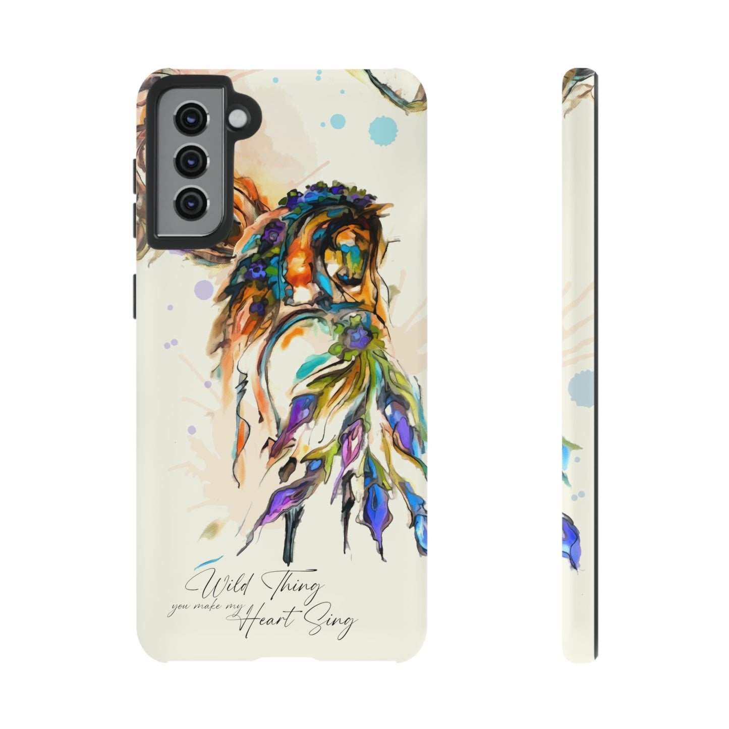 Watercolor Horse Horse Lover Gift Study Tough Case Phone Case.