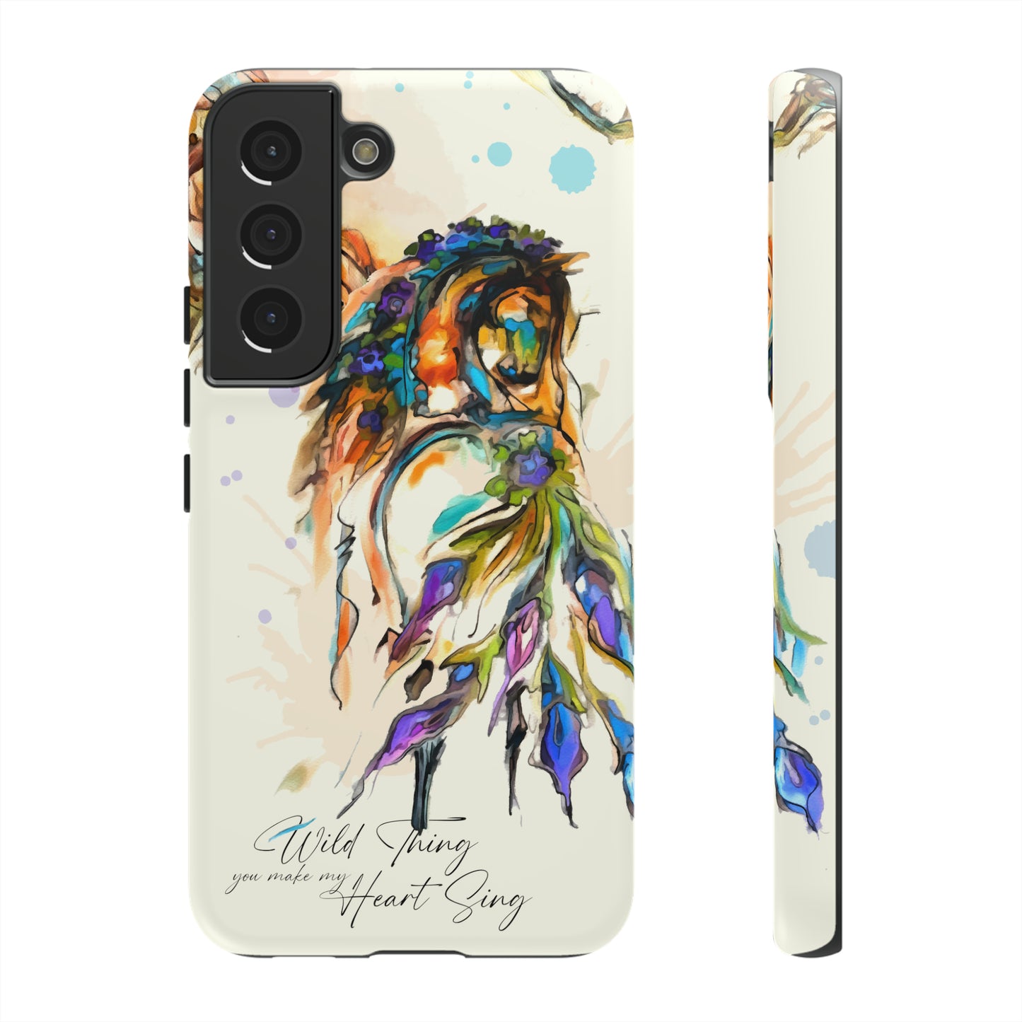 Watercolor Horse Horse Lover Gift Study Tough Case Phone Case.
