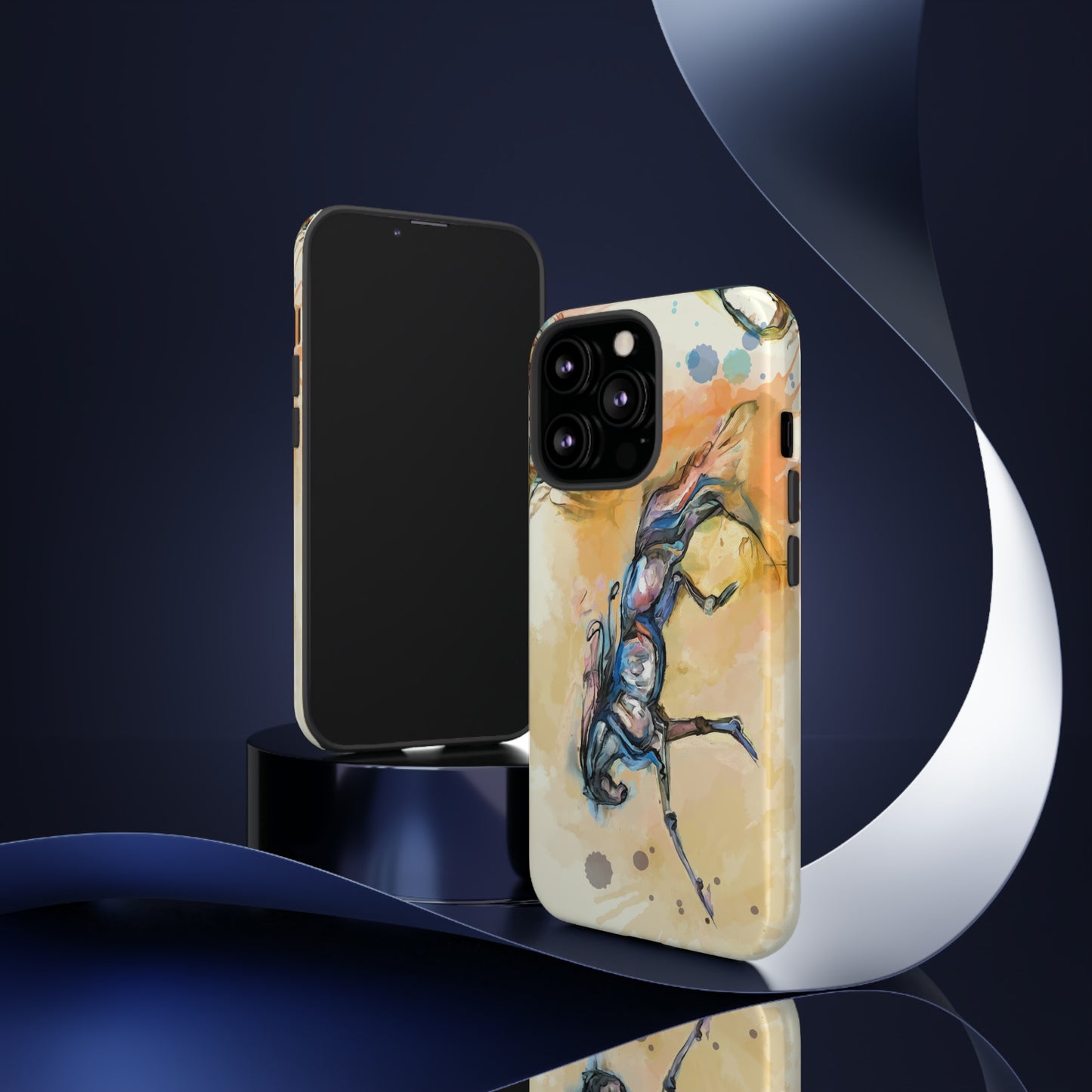 Watercolor Horse Horse Lover Gift Study Tough Case Phone Case.