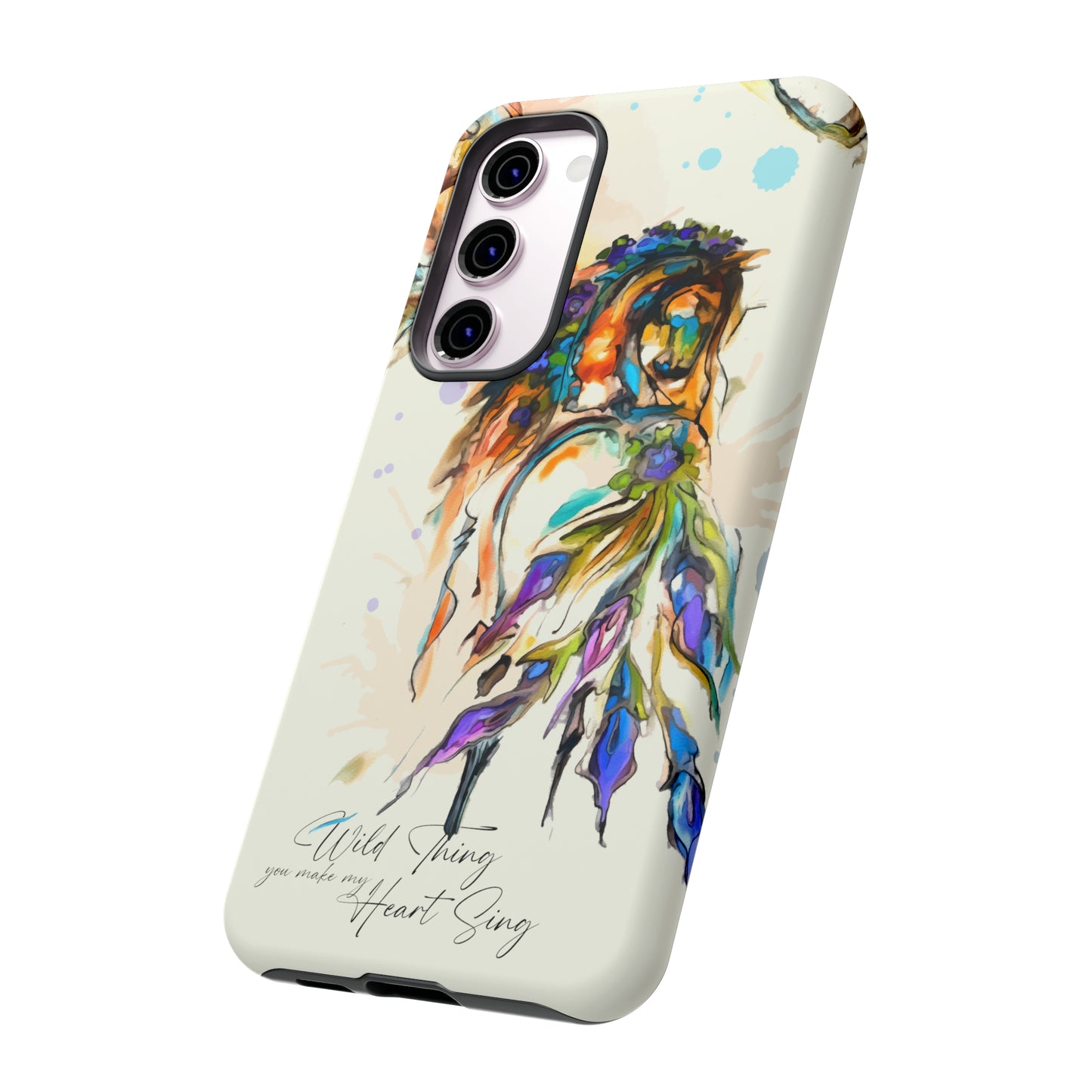 Watercolor Horse Horse Lover Gift Study Tough Case Phone Case.