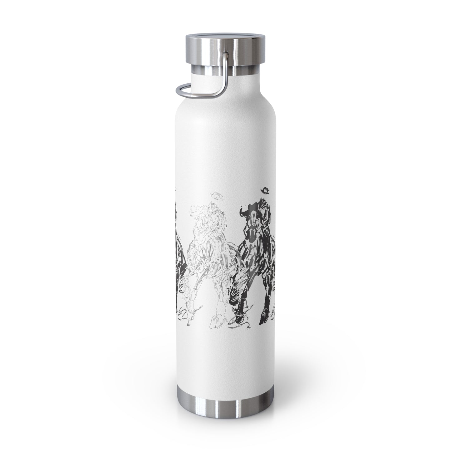 Graphic Dressage Copper Vacuum Insulated Bottle, 22oz
