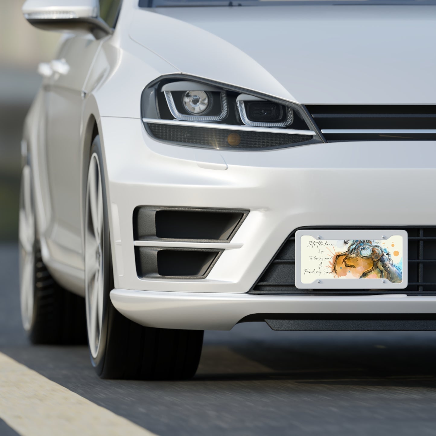 Equestrian Horse Art License Plate