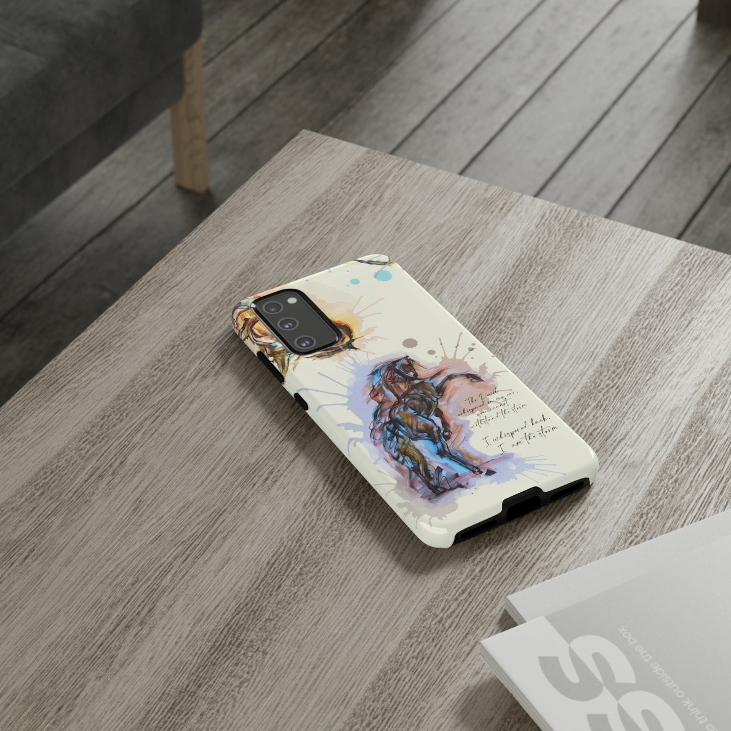 Inspirational Watercolor Horse Horse Lover Gift Study Tough Case Phone Case.