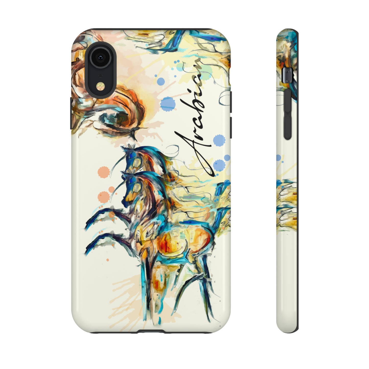 Arabian Watercolor Horse Horse Lover Gift Study Tough Case Phone Case.