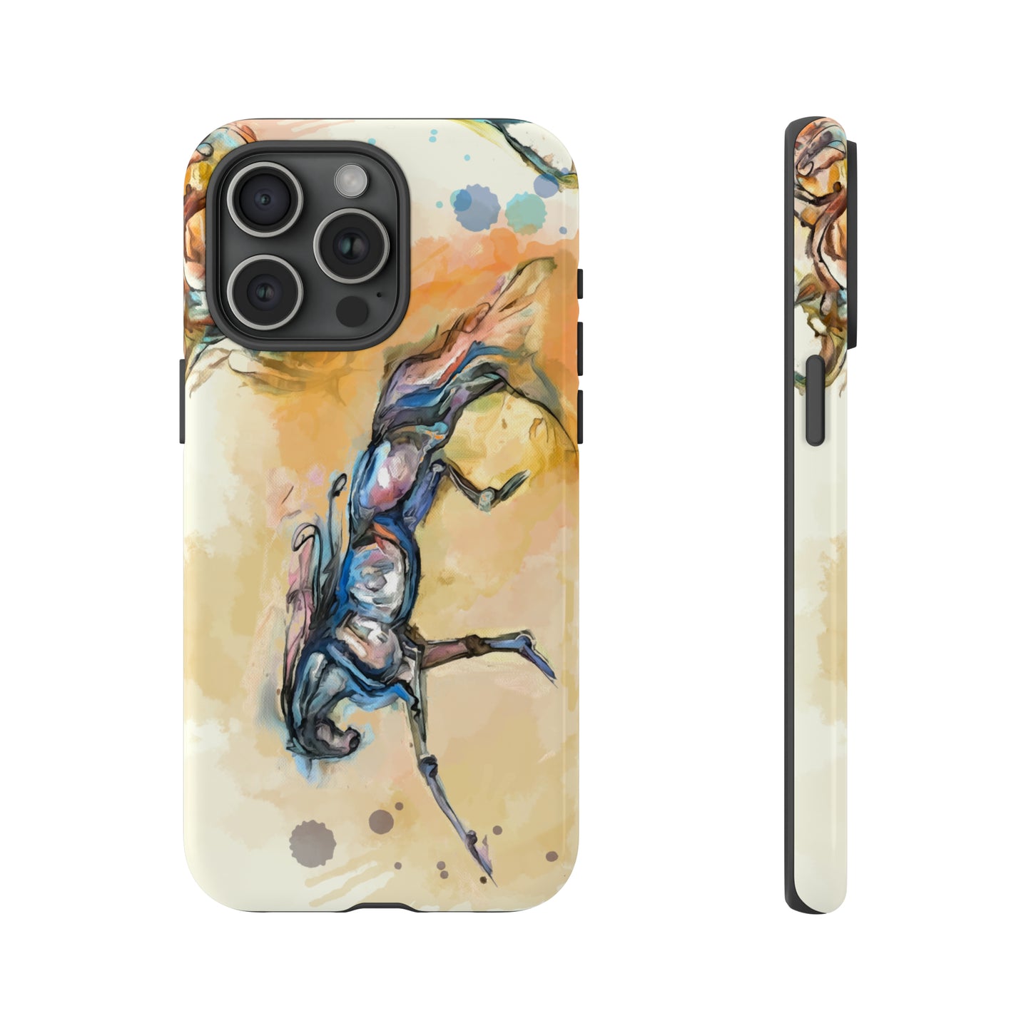 Watercolor Horse Horse Lover Gift Study Tough Case Phone Case.