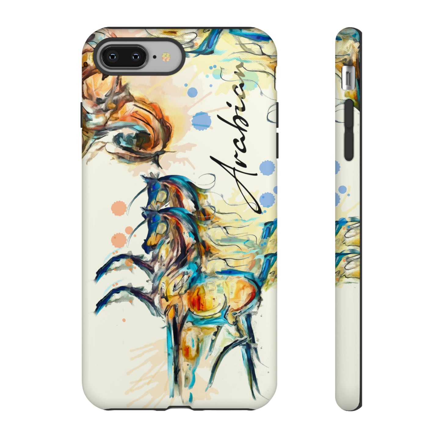 Arabian Watercolor Horse Horse Lover Gift Study Tough Case Phone Case.