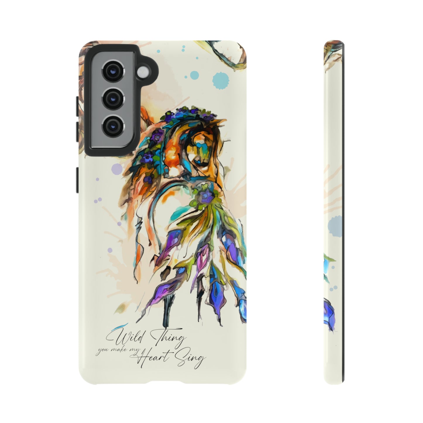 Watercolor Horse Horse Lover Gift Study Tough Case Phone Case.