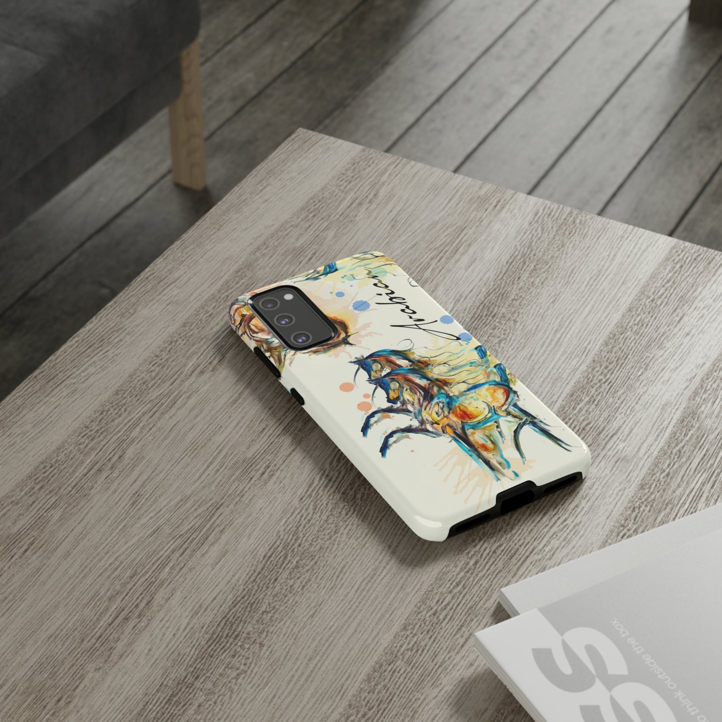 Arabian Watercolor Horse Horse Lover Gift Study Tough Case Phone Case.
