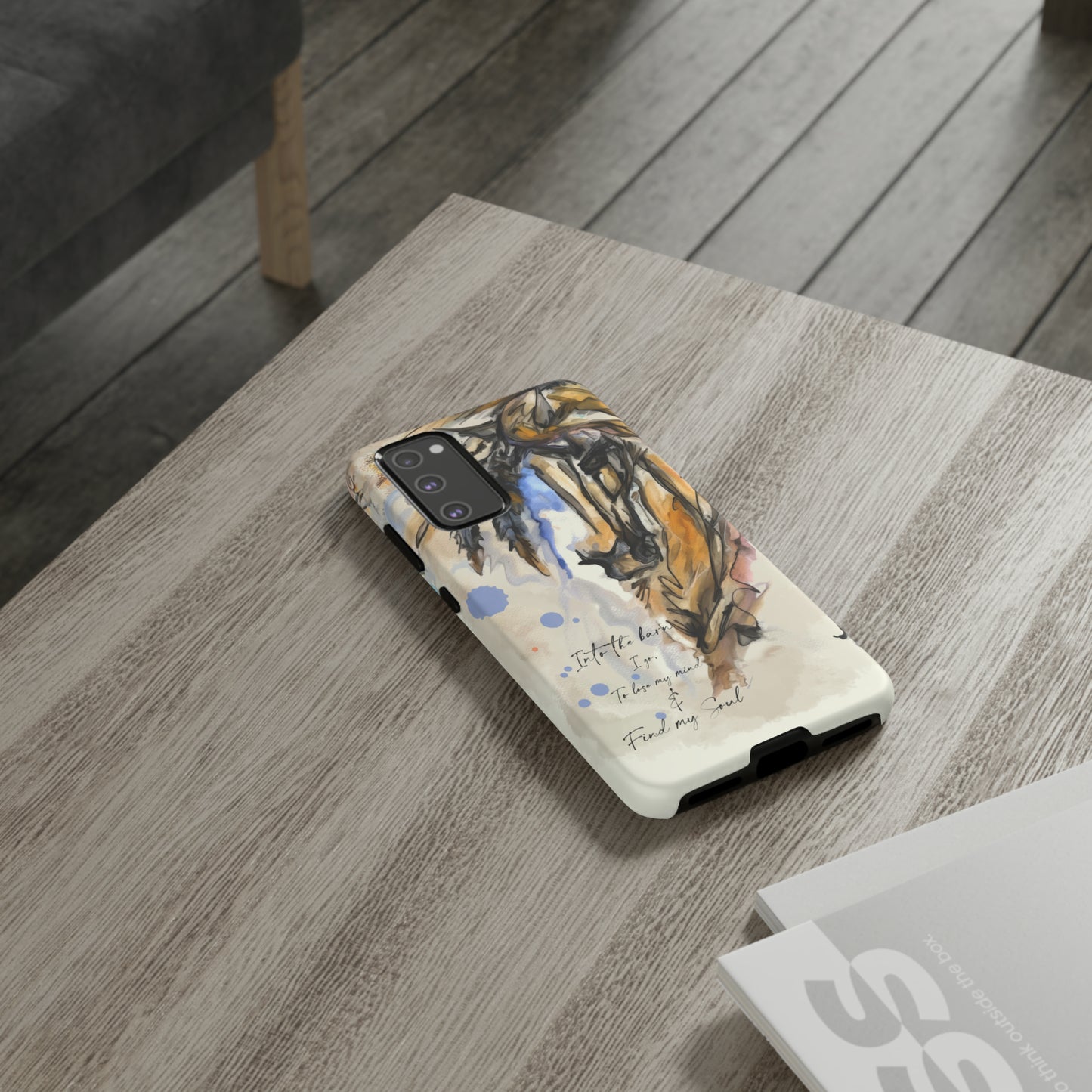 Inspirational Watercolor Horse Horse Lover Gift Study Tough Case Phone Case.