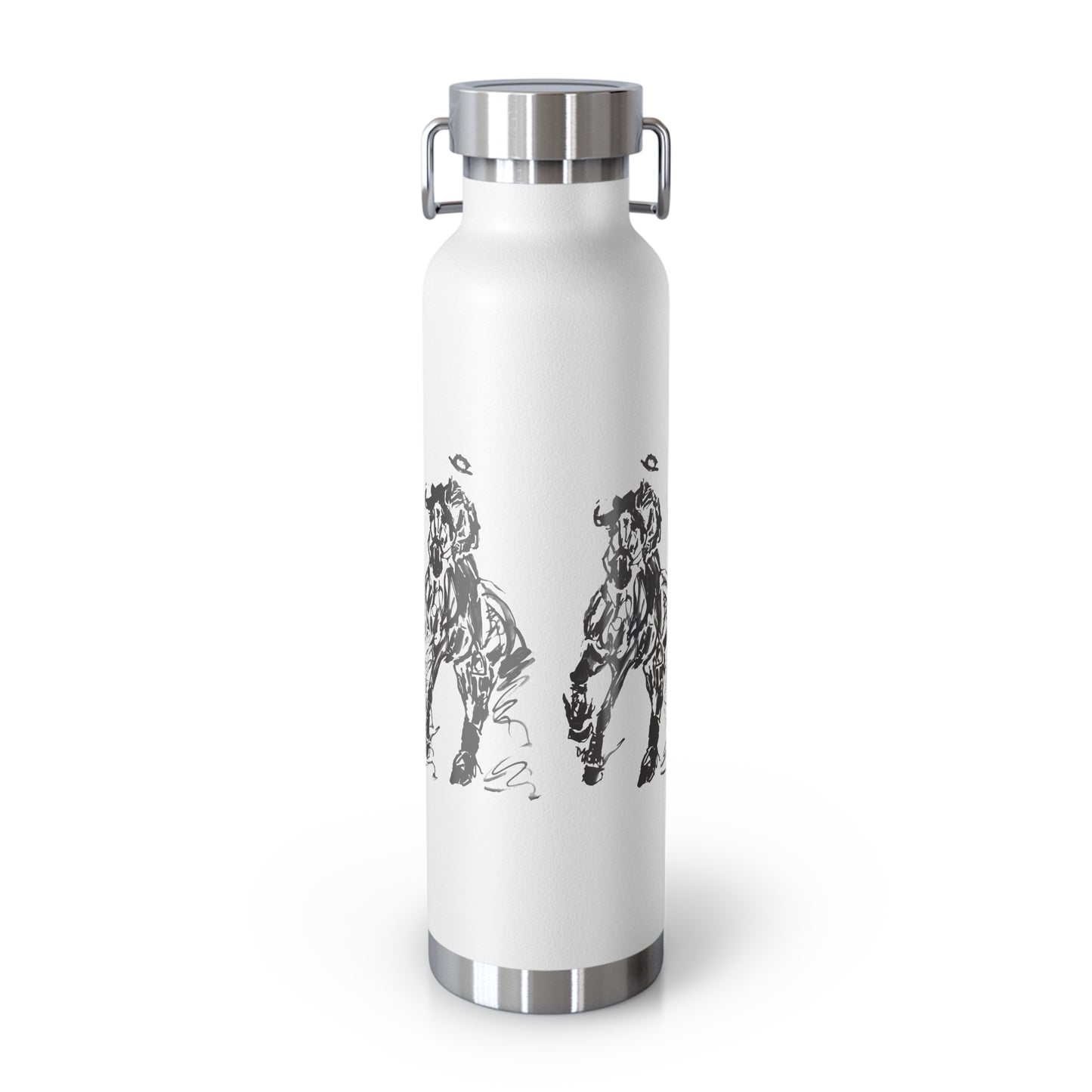 Graphic Dressage Copper Vacuum Insulated Bottle, 22oz