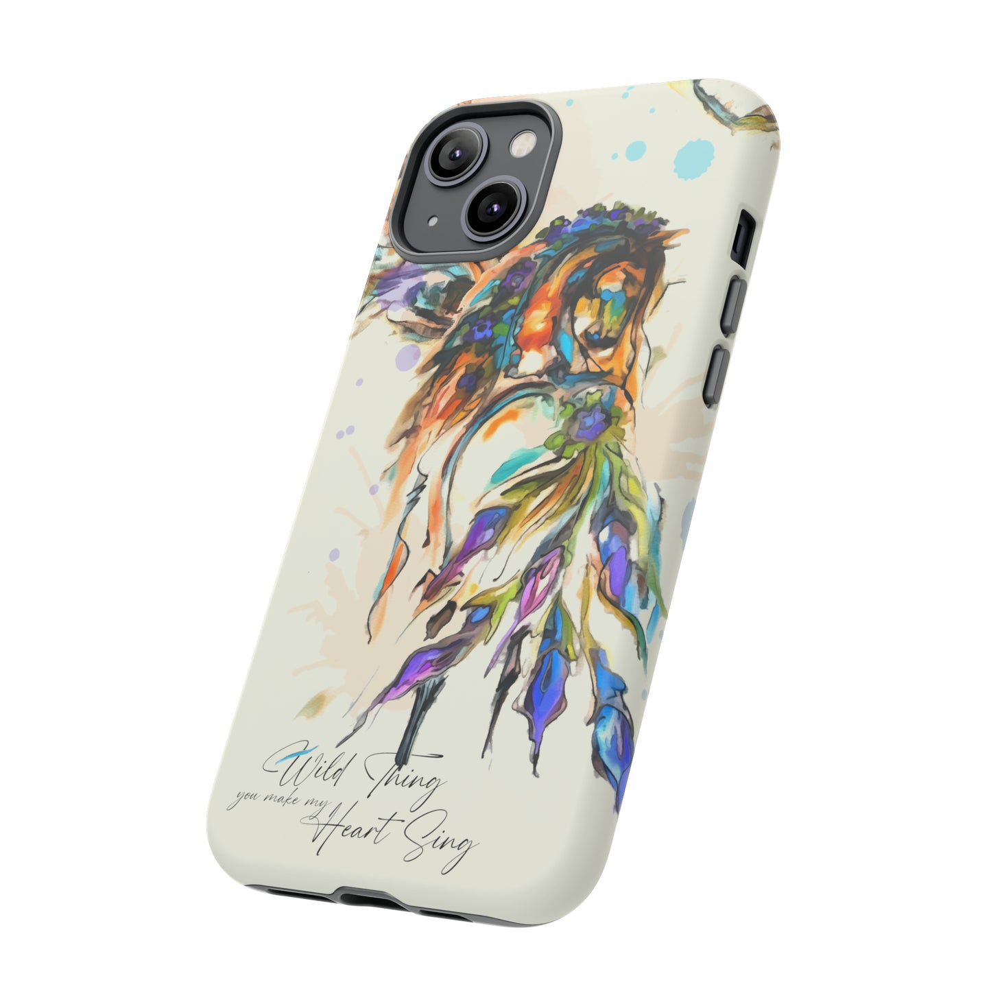 Watercolor Horse Horse Lover Gift Study Tough Case Phone Case.