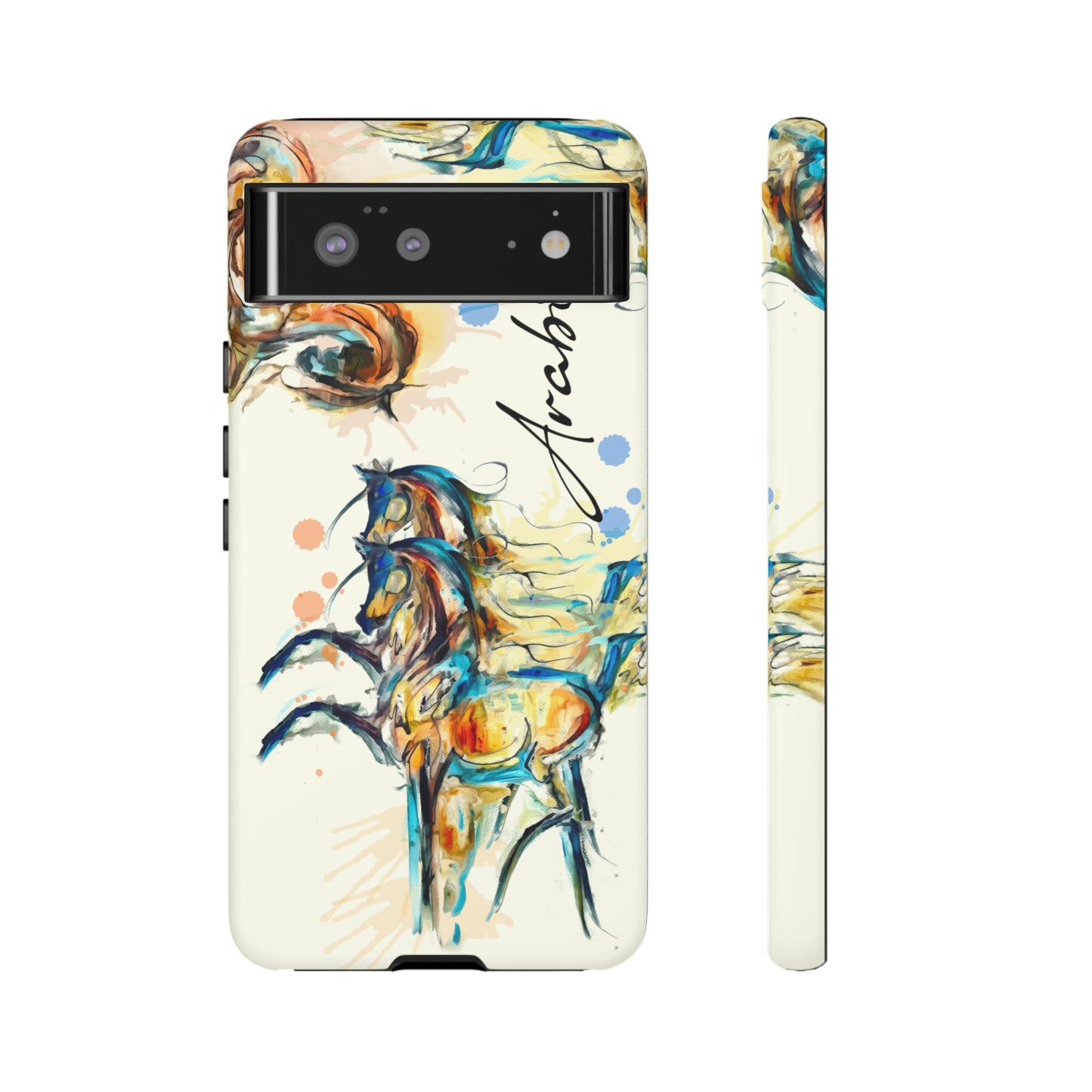 Arabian Watercolor Horse Horse Lover Gift Study Tough Case Phone Case.