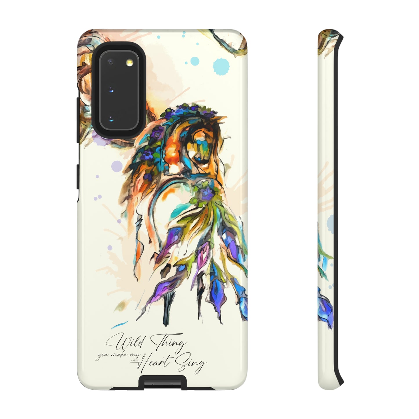 Watercolor Horse Horse Lover Gift Study Tough Case Phone Case.